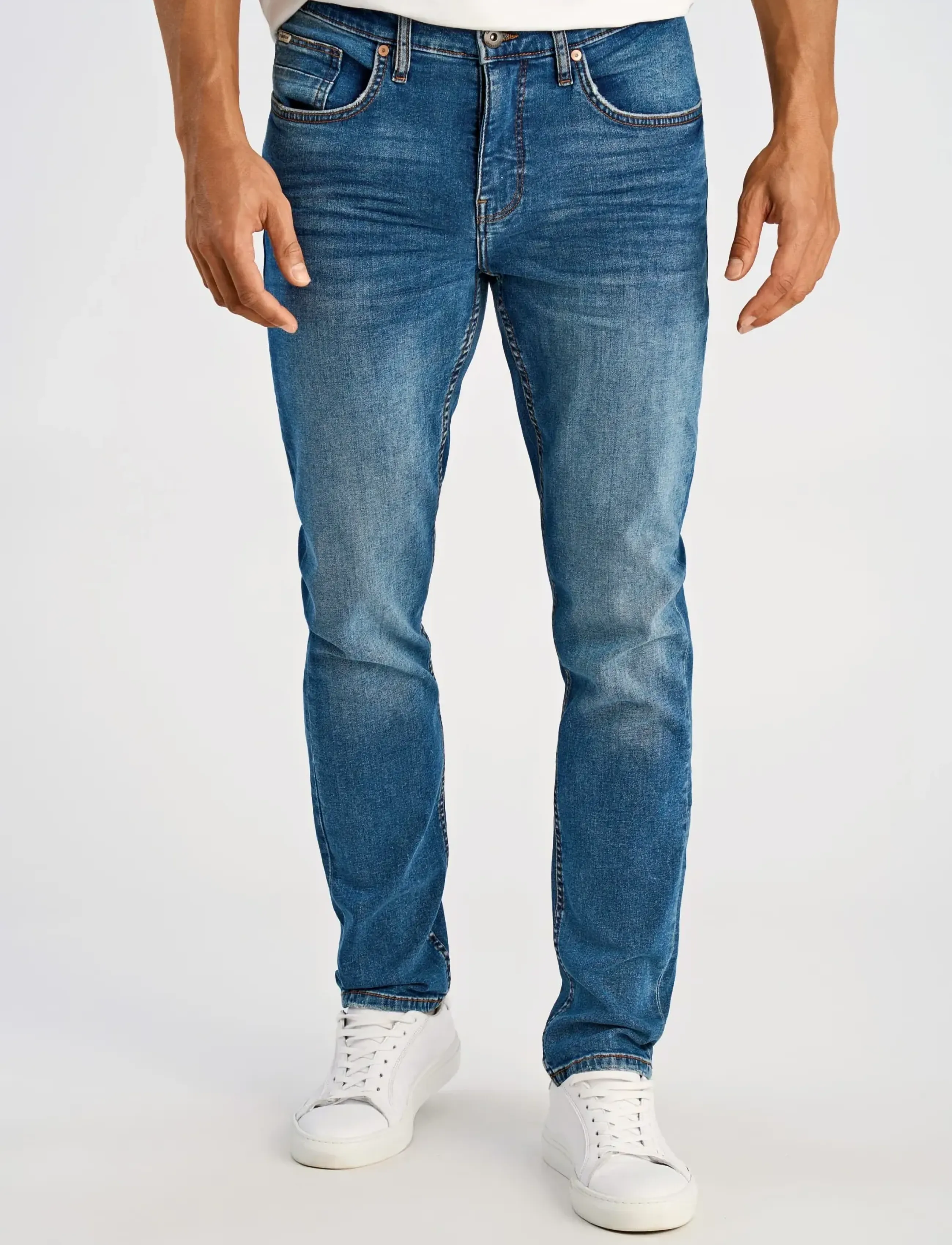 Lindbergh - Superflex jeans - schmal zulaufende jeans - bright blue - 3