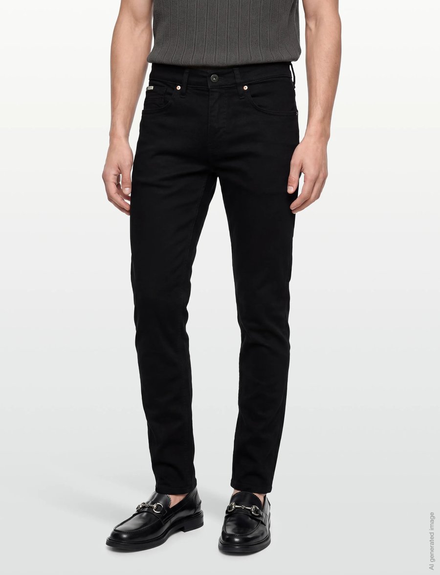 Lindbergh - Superflex jeans - tapered jeans - cold black - 3