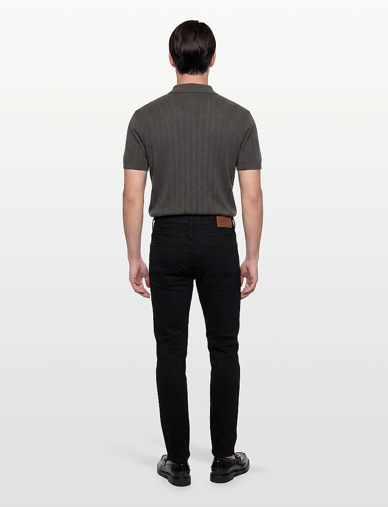 Lindbergh - Superflex jeans - tapered jeans - cold black - 4