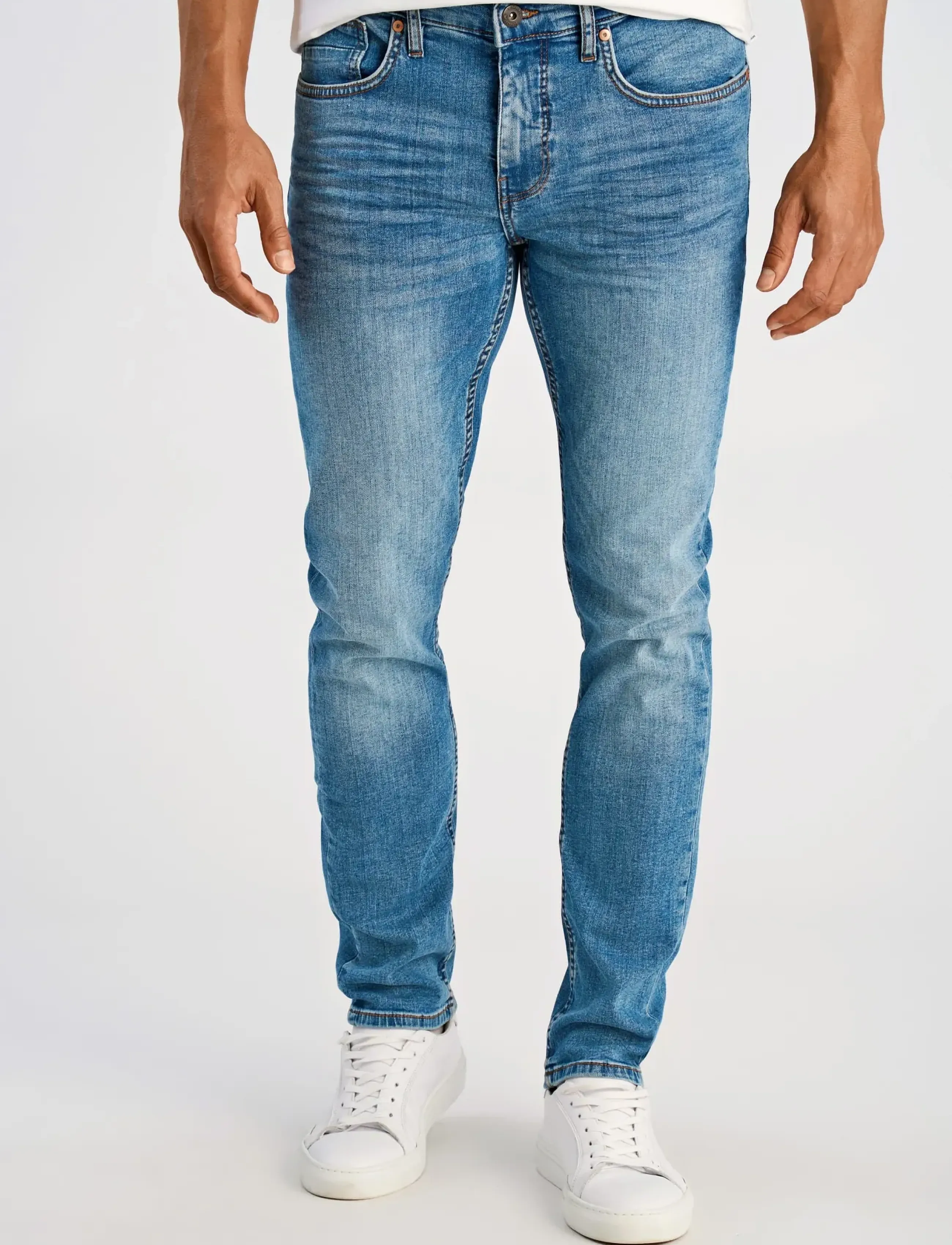 Lindbergh - Superflex jeans - tapered-lõikega teksad - pale blue - 3