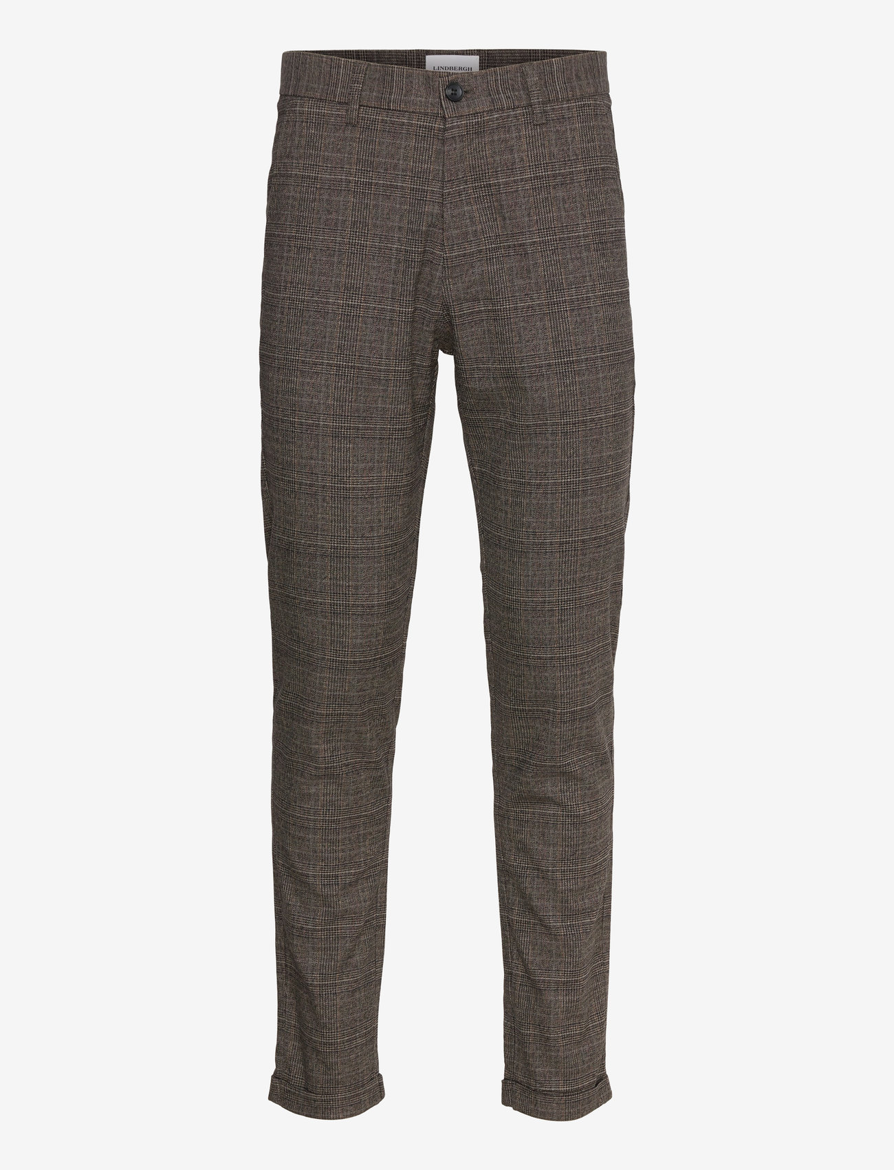 Lindbergh - Check superflex pants - brown - 0