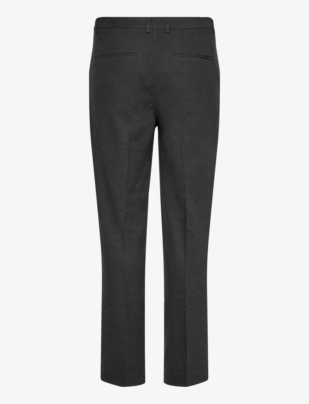 Lindbergh - Superflex brushed melange pants - kostymbyxor - dk grey mel - 1