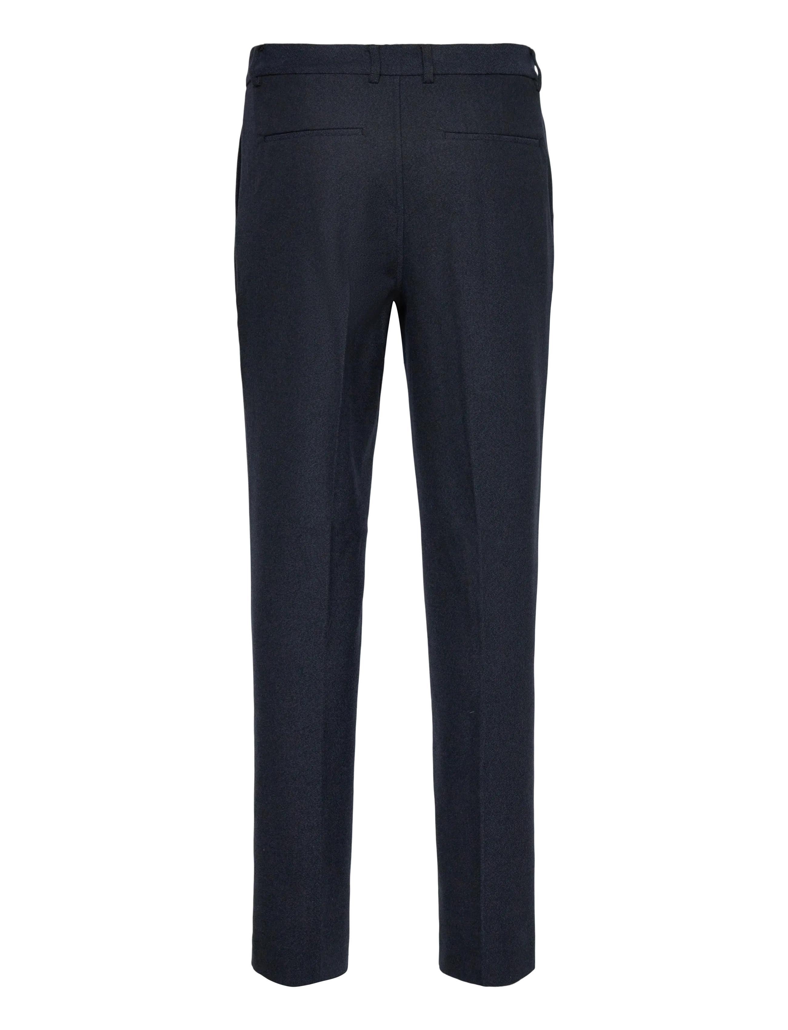 Lindbergh - Superflex brushed melange pants - anzugshosen - navy mel - 1