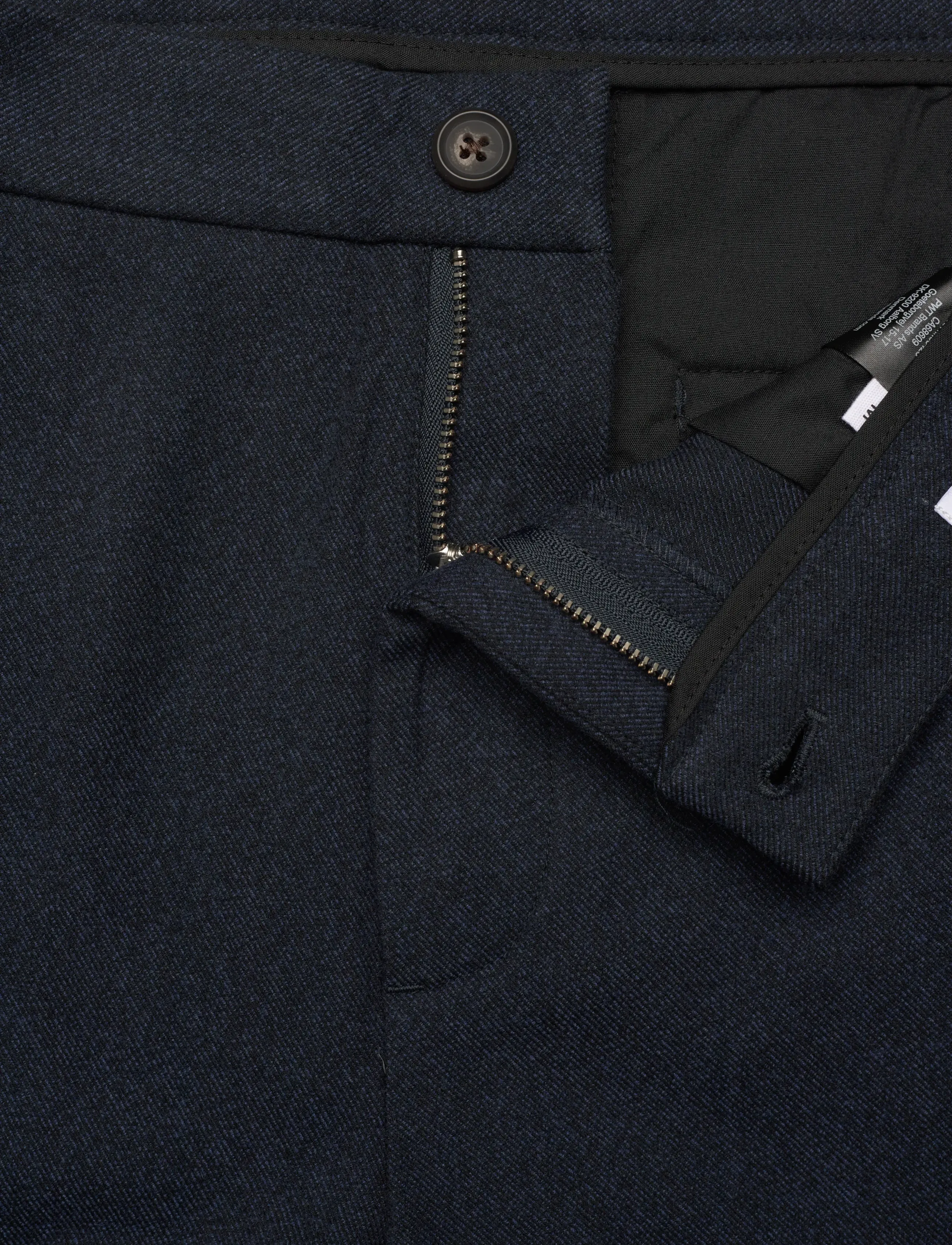 Lindbergh - Superflex brushed melange pants - anzugshosen - navy mel - 3