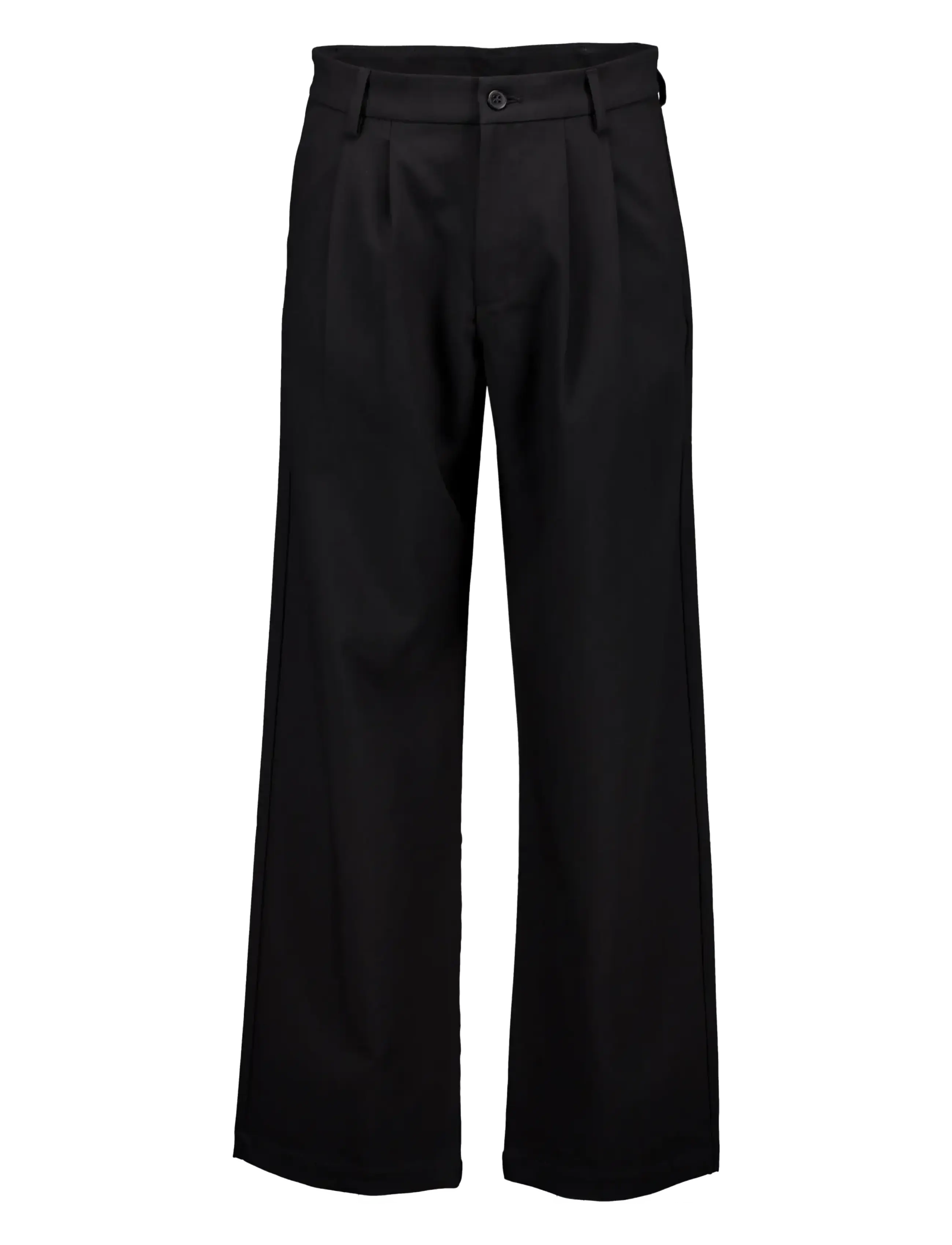 Lindbergh - Superflex double pleated pants - kostymbyxor - black - 1
