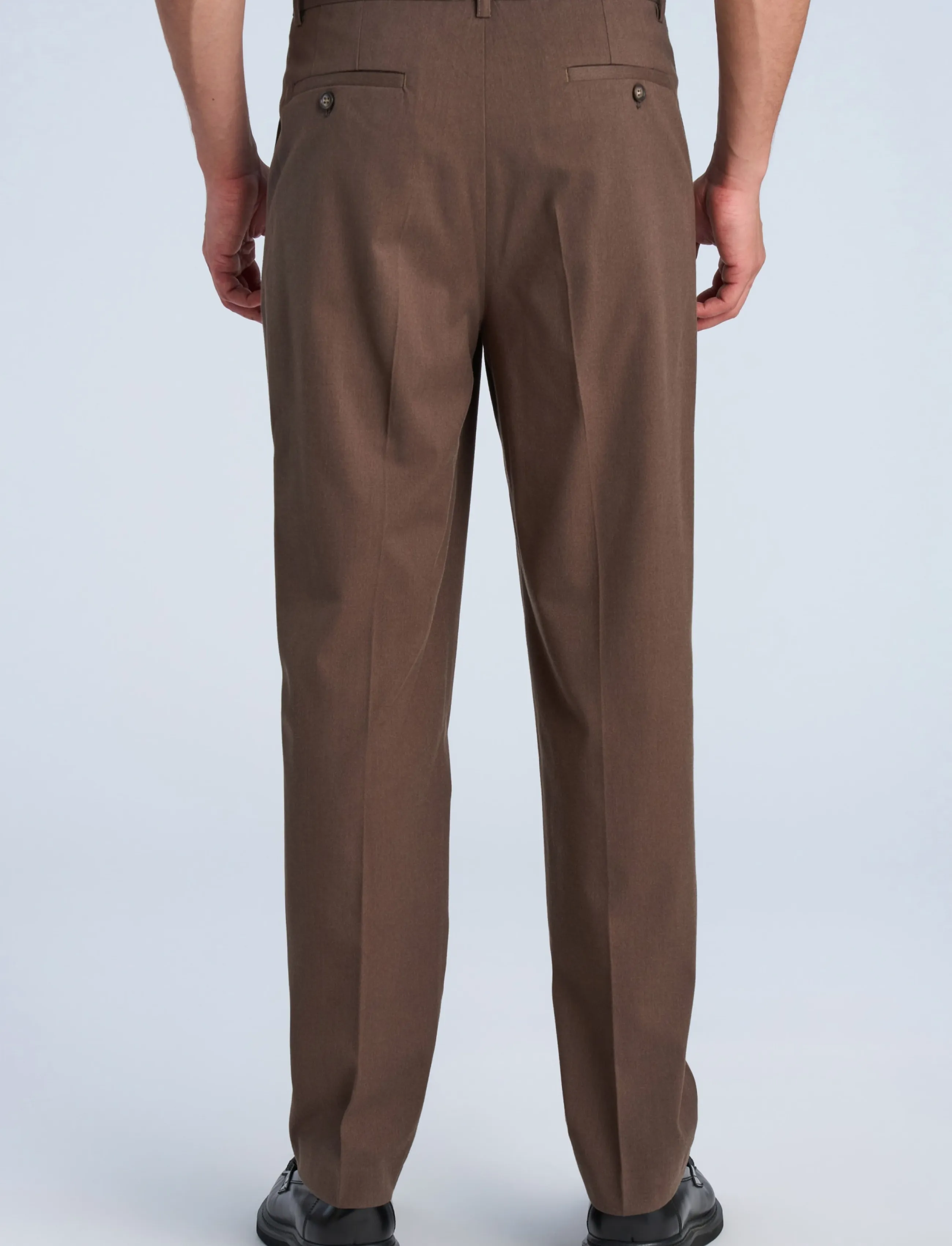 Lindbergh Lt Brushed Pleated Pants casual byxor herr – bild 3