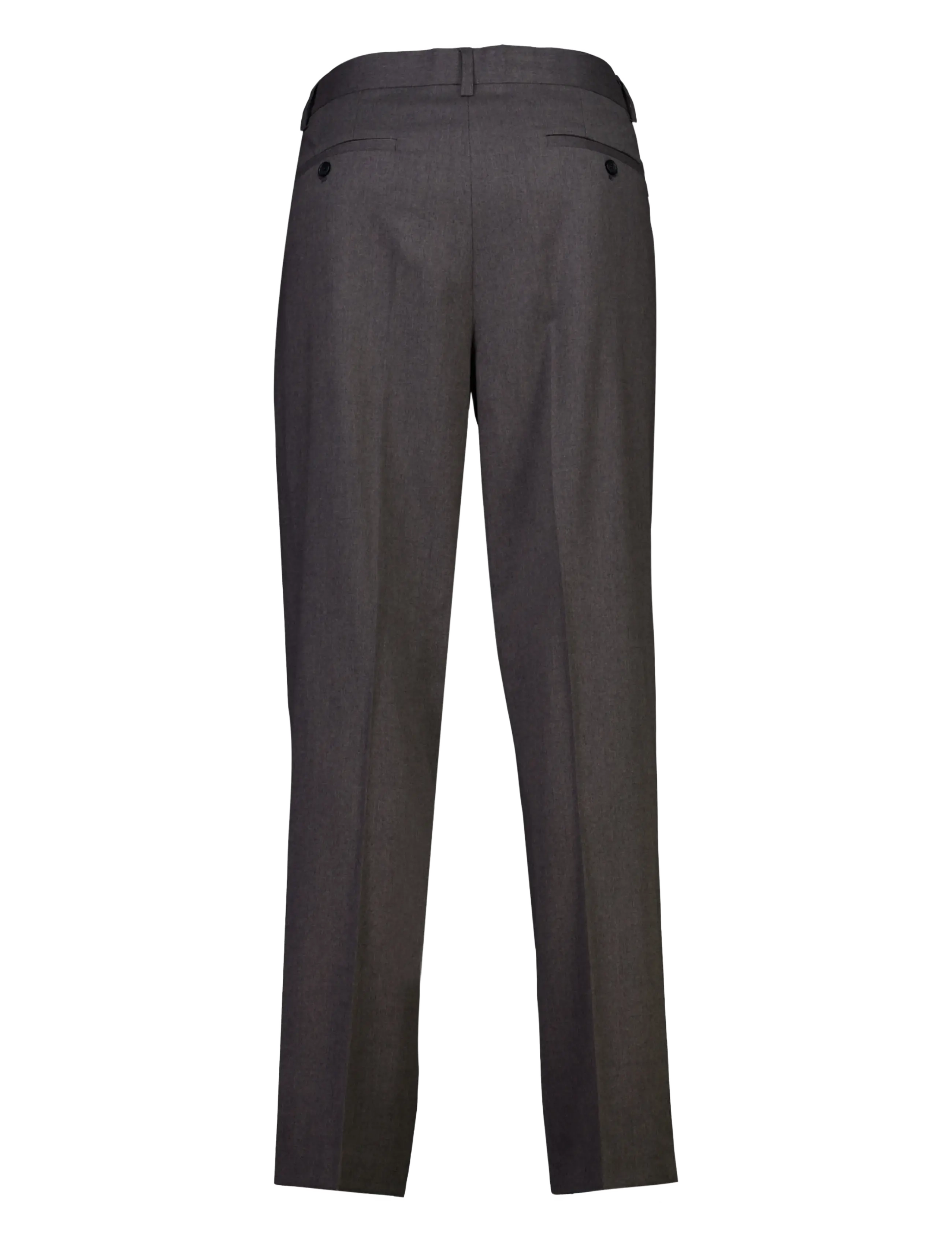 Lindbergh - Lt brushed pleated pants - casual byxor - dk grey mel - 2