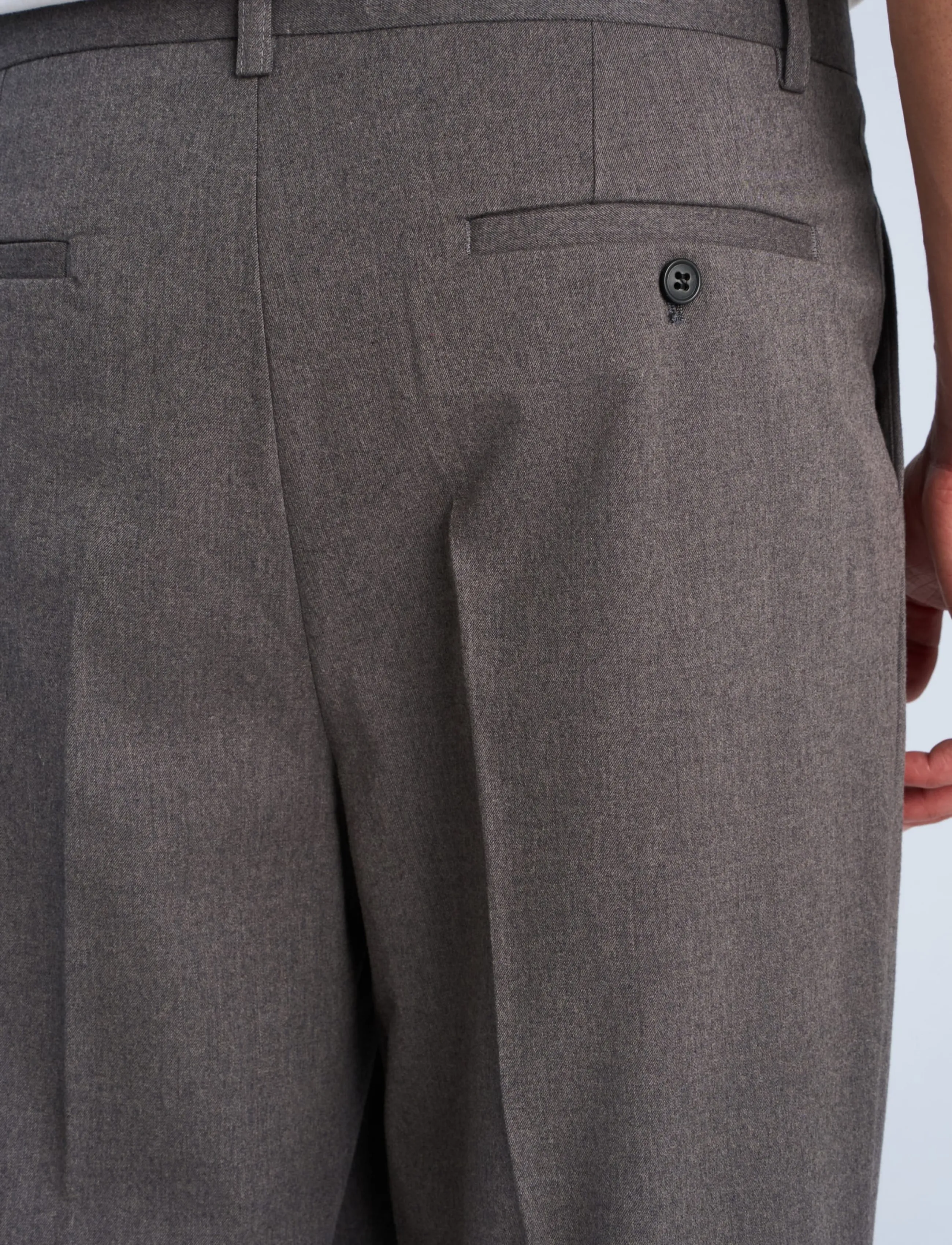 Lindbergh Lt Brushed Pleated Pants casual byxor herr – bild 2