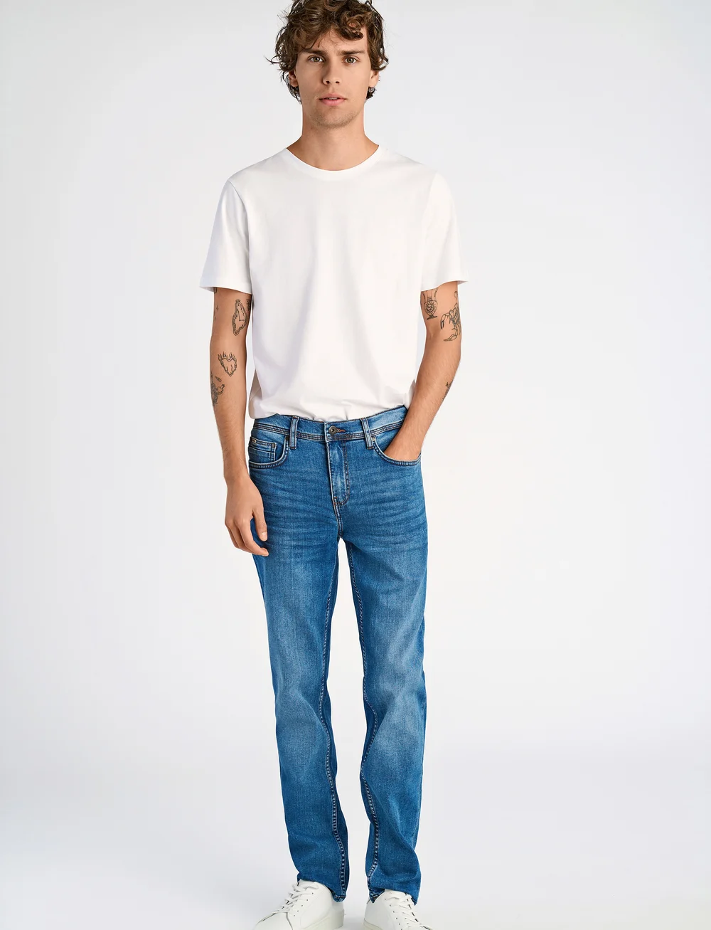 Lindbergh - Stretch jeans - tapered jeans - sky blue - 0