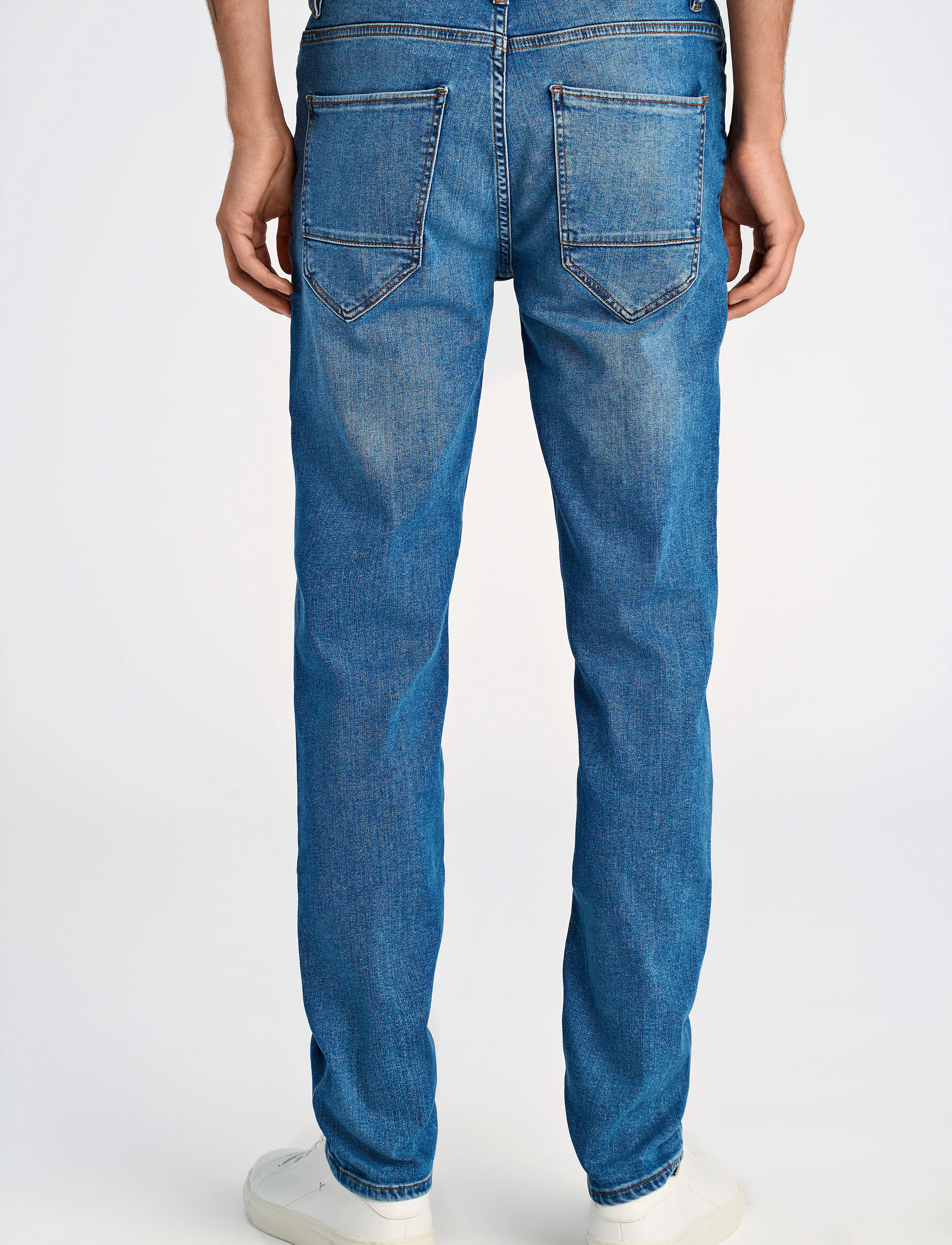 Lindbergh - 5-pocket jeans tapered fit - bukser & jeans - sky blue - 4