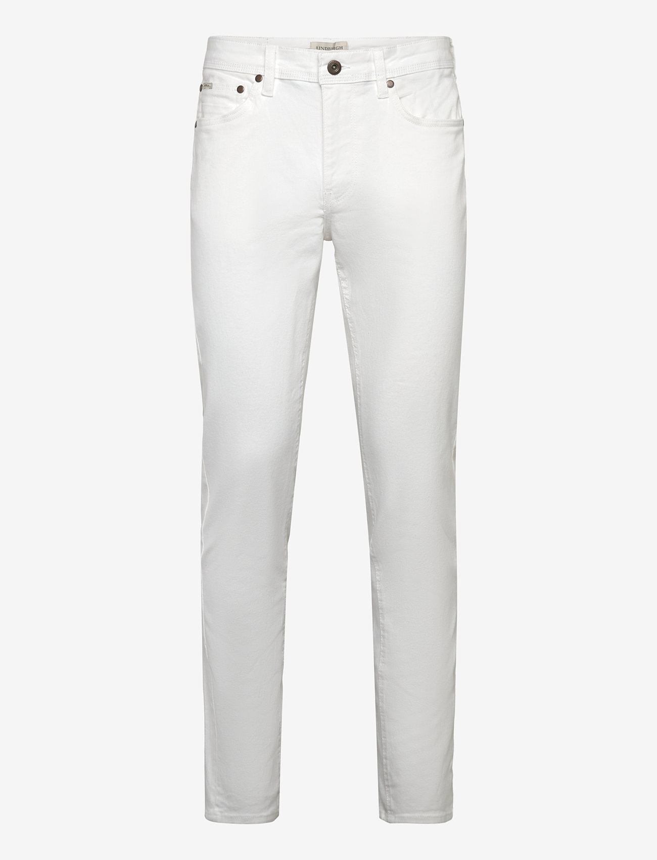 Lindbergh - Tapered fit superflex jeans - bukser & jeans - white - 0