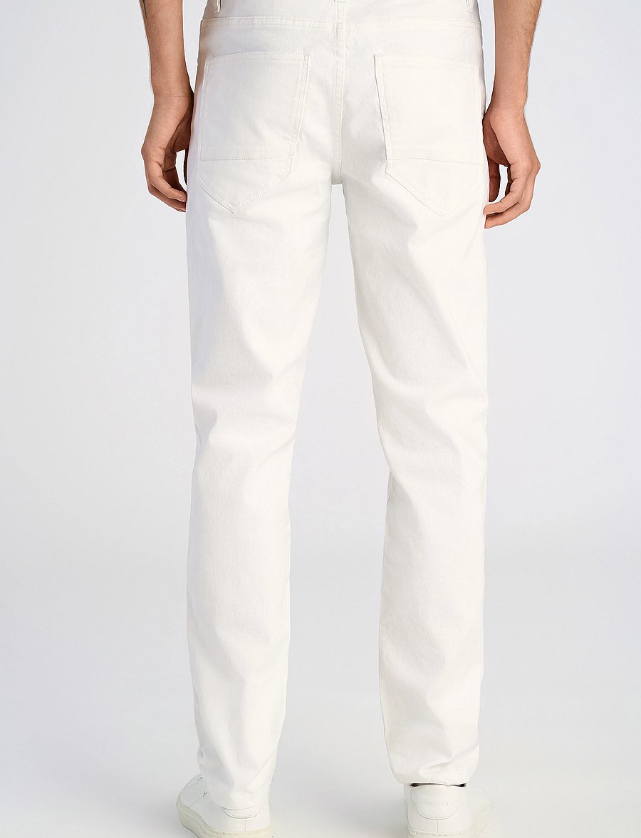Lindbergh - 5-pocket jeans tapered fit - tapered jeans - white - 4