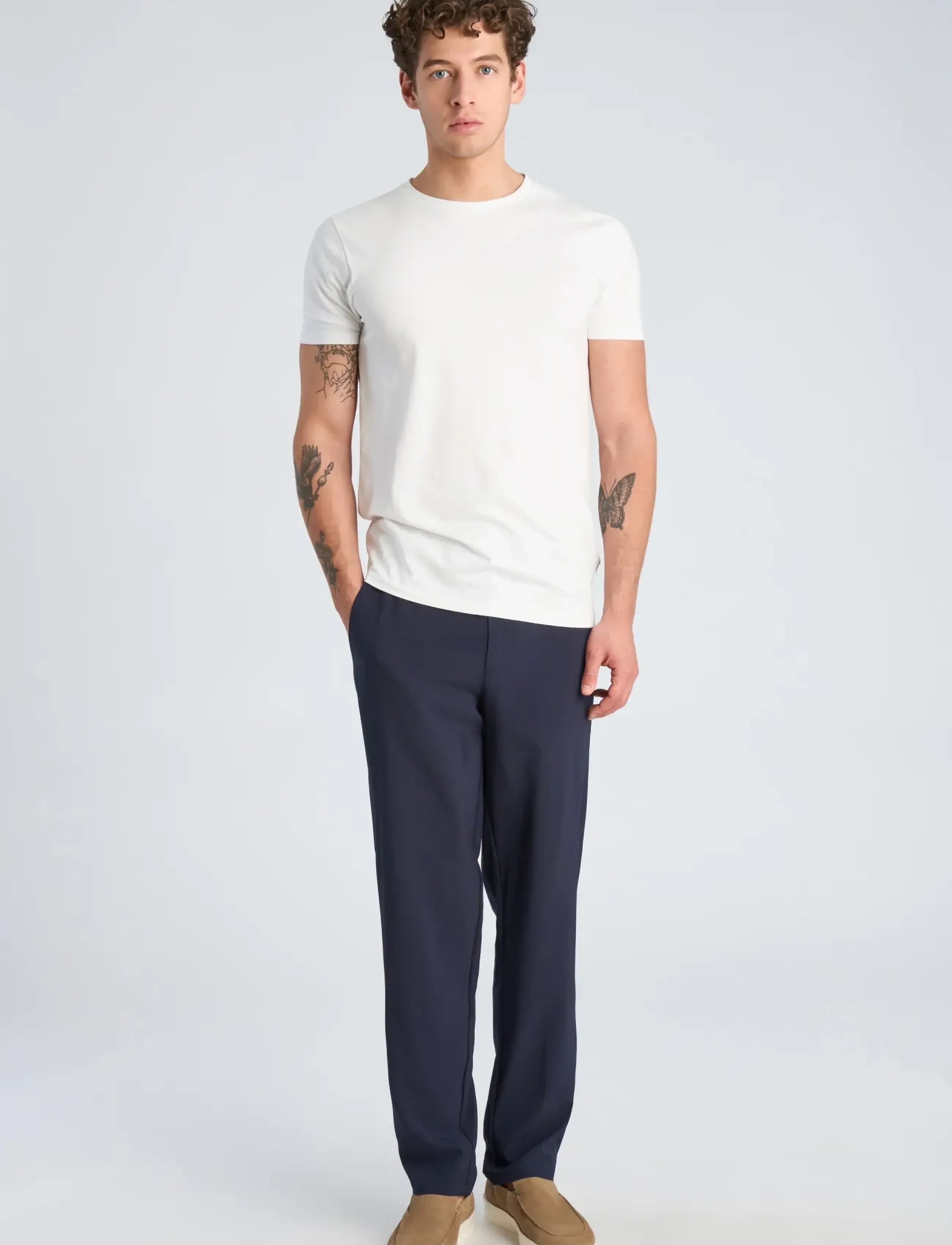 Lindbergh - String pants - men - navy - 0