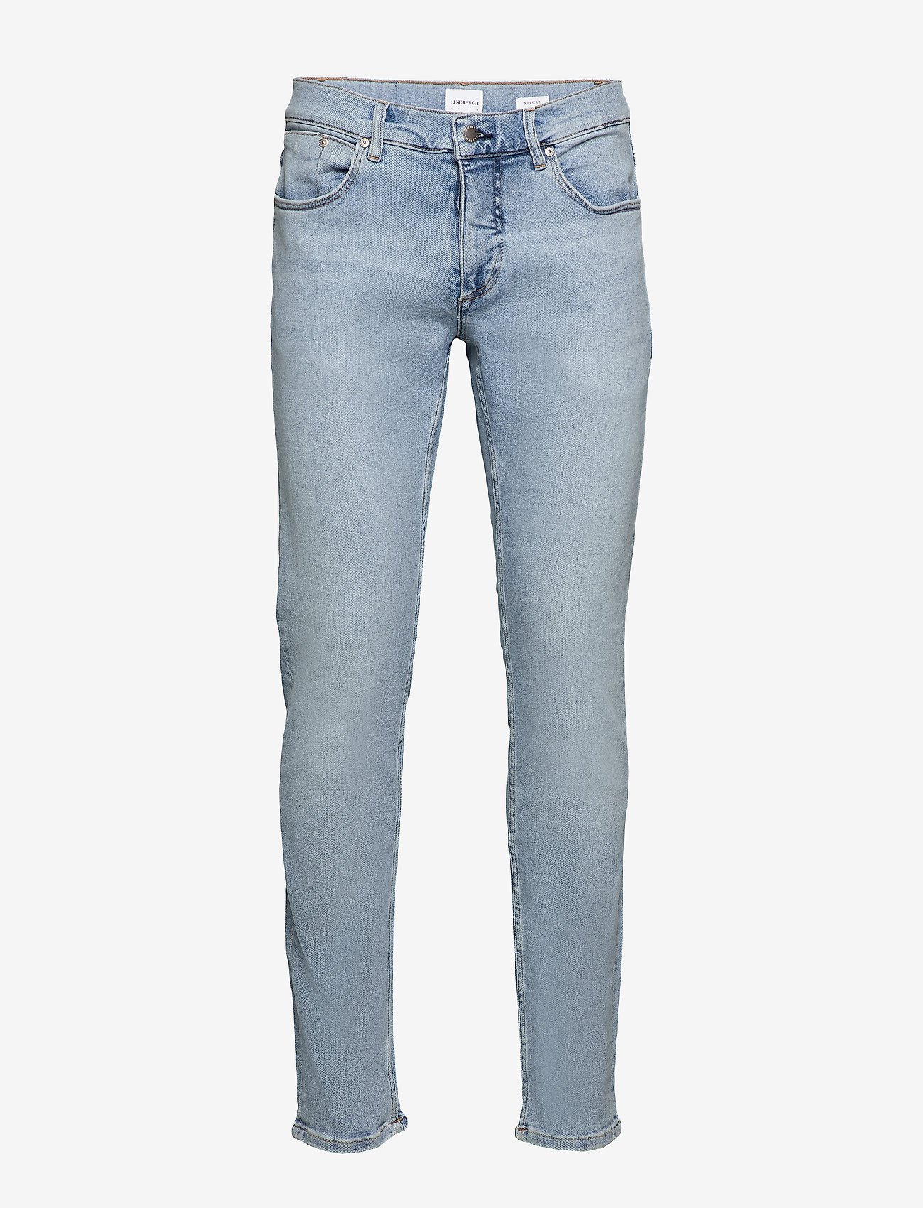 Lindbergh - 5 pocket stretch subtle blue - subtle blue - 0