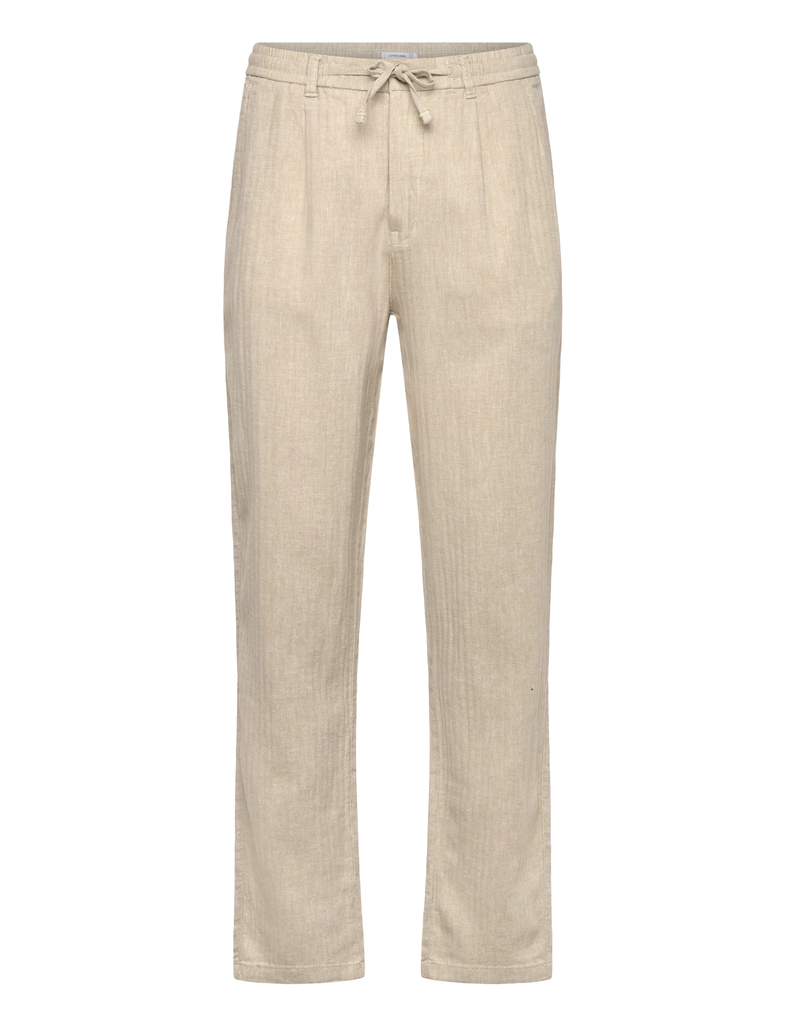 LINDBERGH Linen Blend Herringbone Hosen Beige - XL - Herren