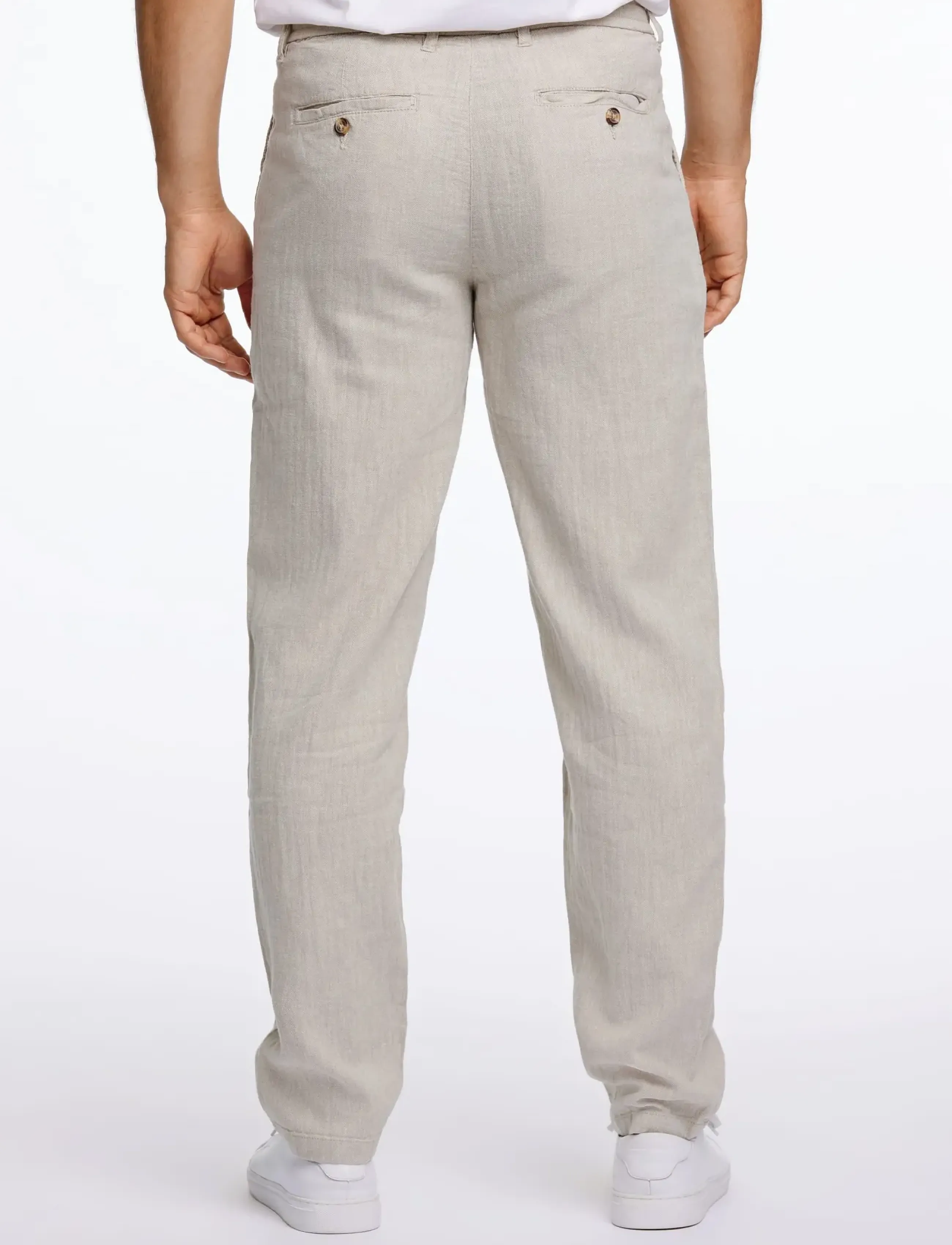 Lindbergh Linen Blend Herringbone Pants casual byxor – bild 5