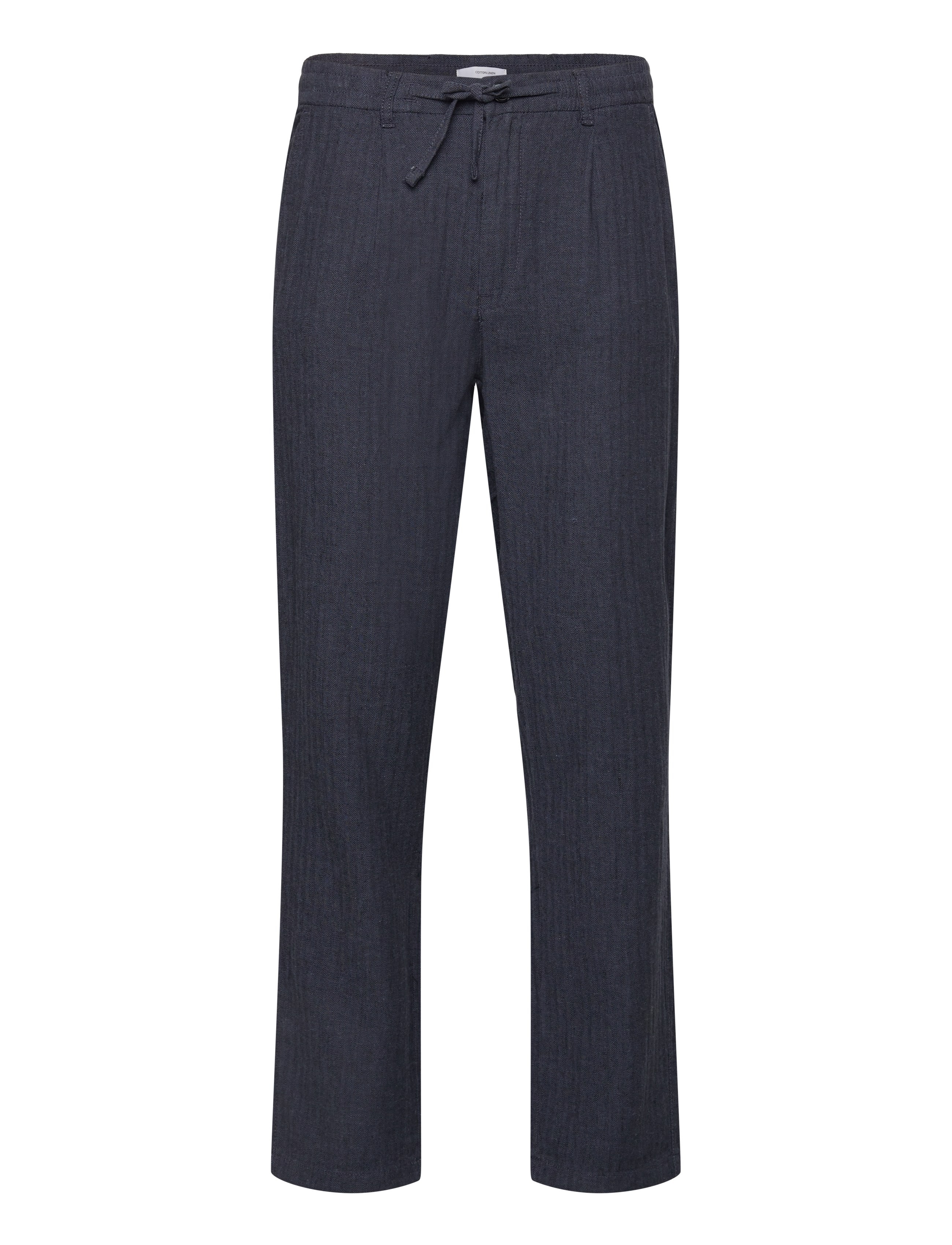 LINDBERGH Linen Blend Herringbone Hosen Navy - L - Herren