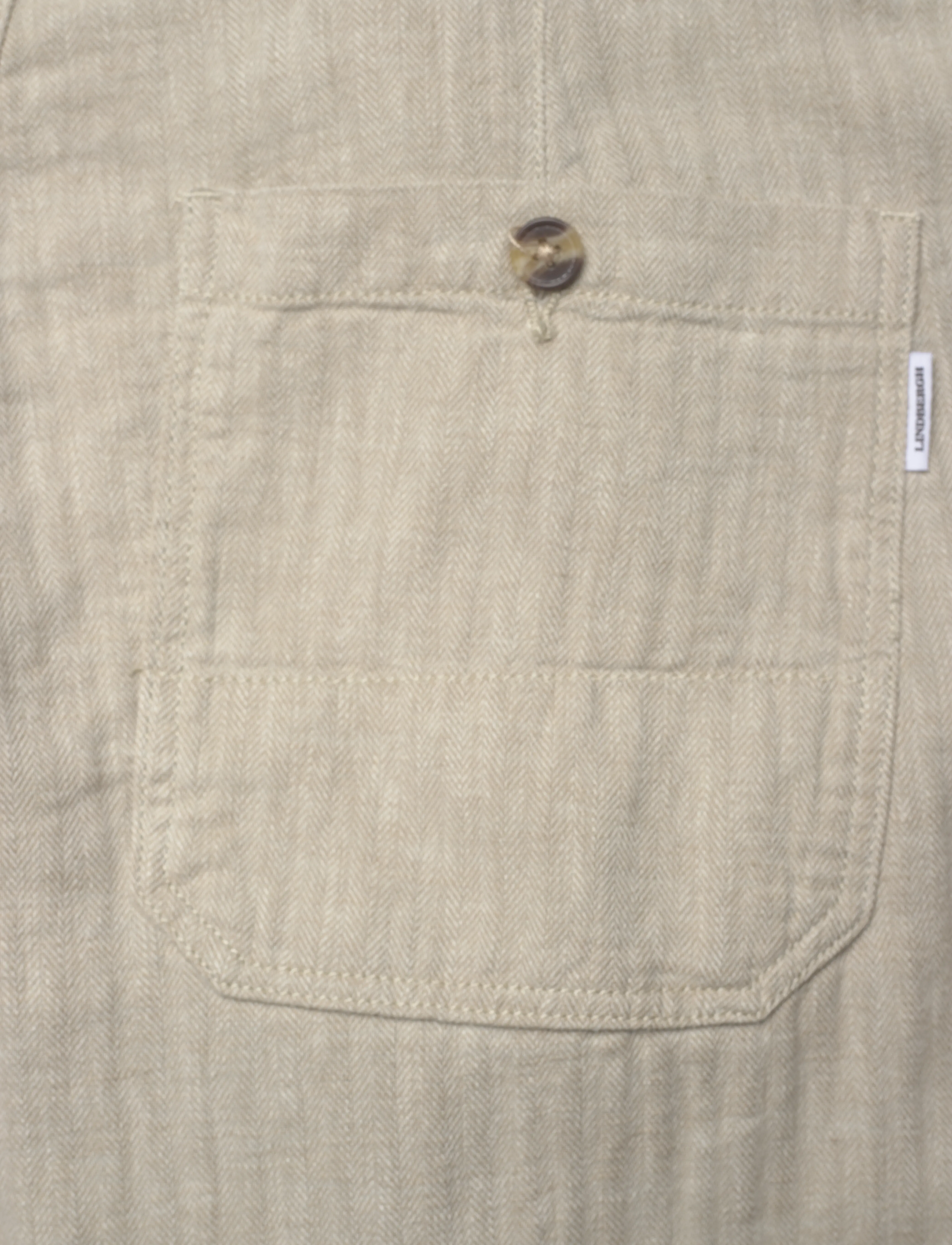 Lindbergh - Linen blend herringbone pantsLinen blend herringbone pants - hørbukser - lt stone - 4