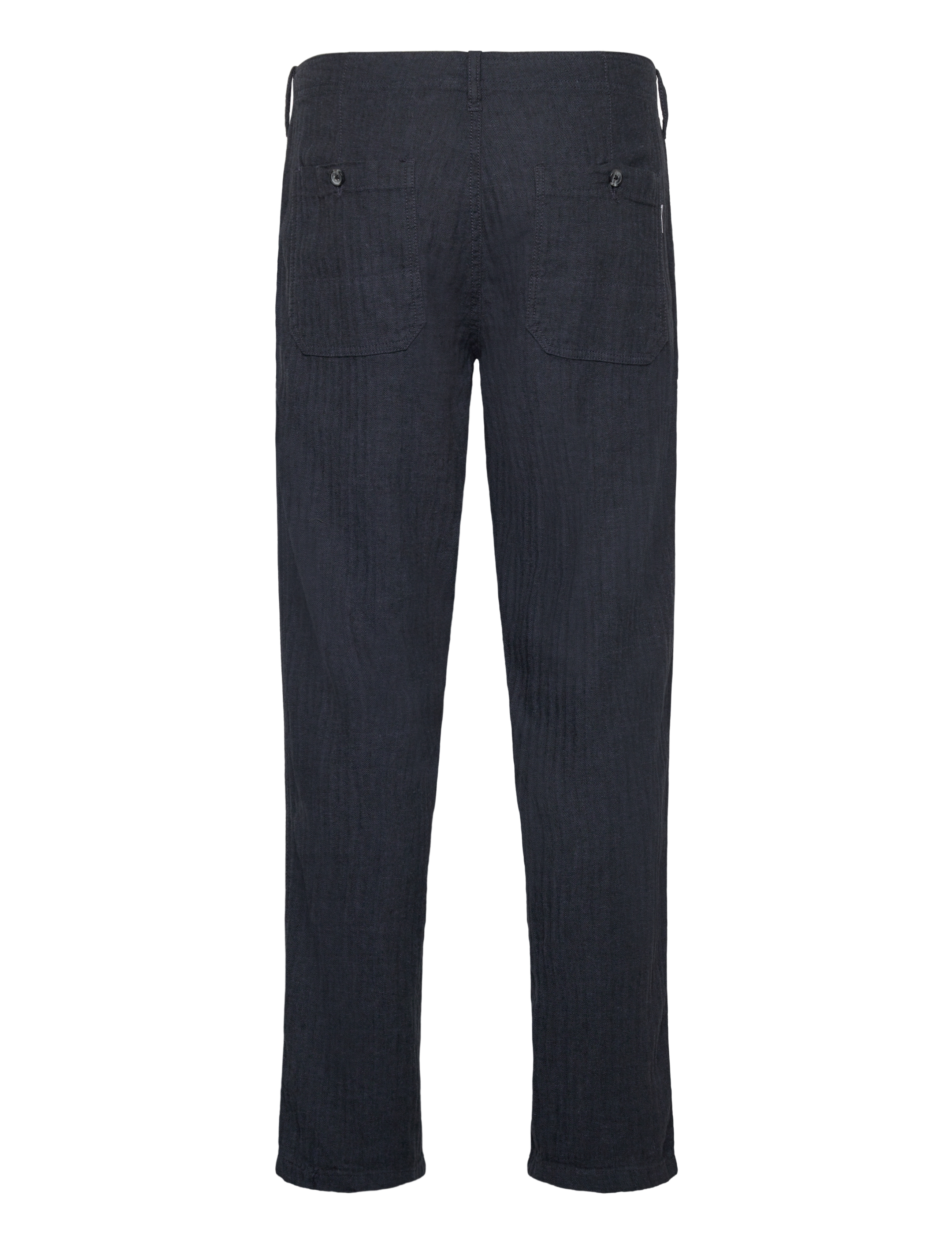 Lindbergh - Linen blend herringbone pantsLinen blend herringbone pants - hørbukser - navy - 1