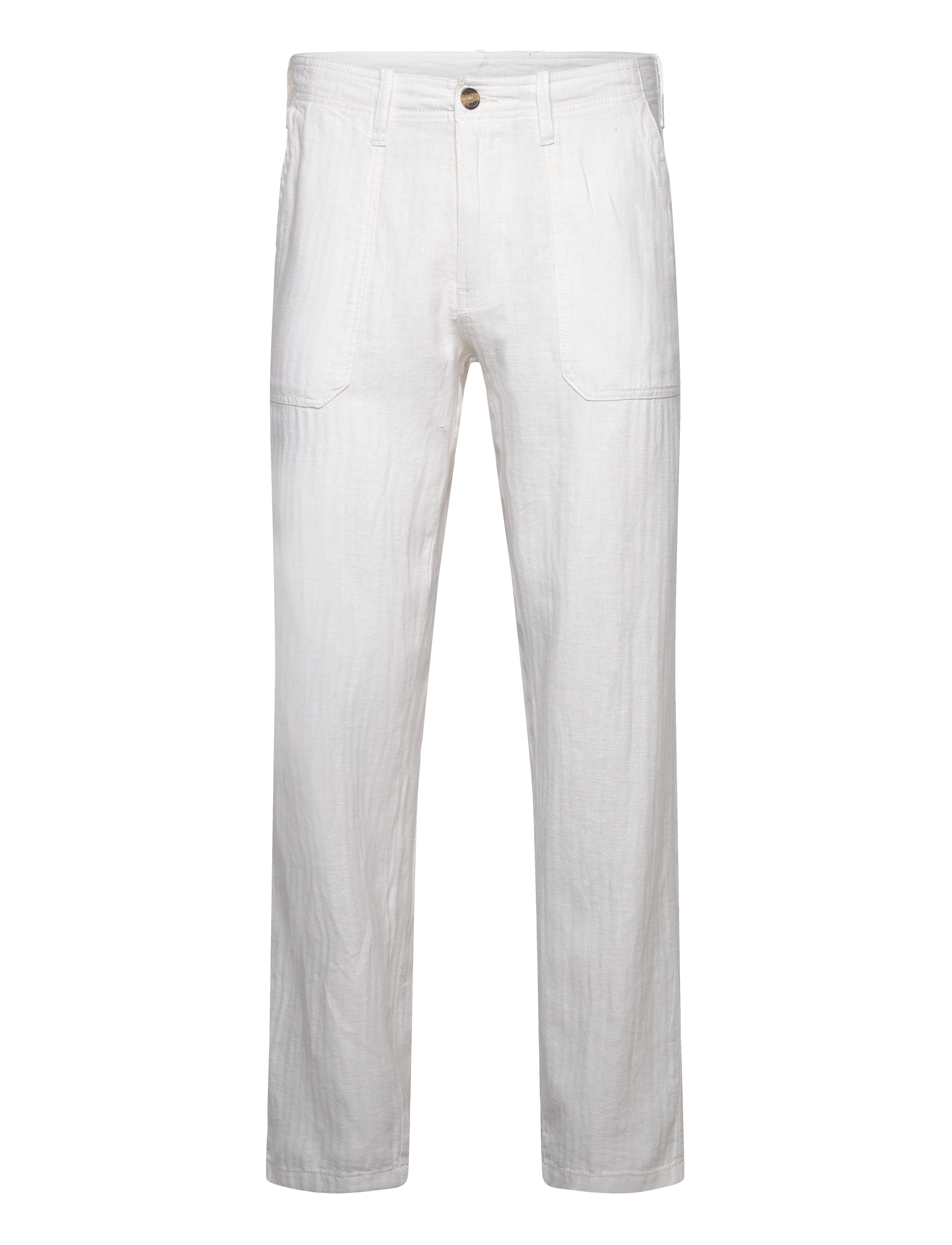 Lindbergh Linen blend herringbone pantsLinen blend herringbone pants - Lindbergh - OPTICAL WHITE / white