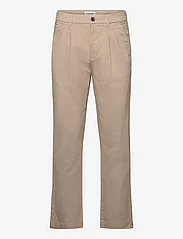 Lindbergh - Wide fit pants - chinos - stone - 0