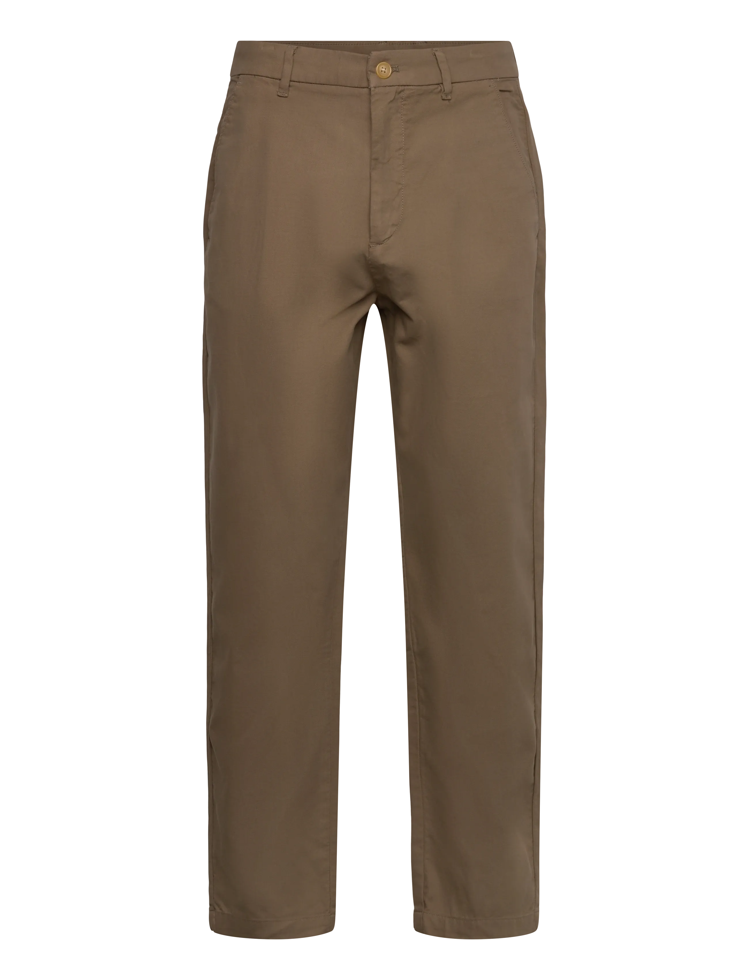 LINDBERGH Wide Fit Twill Hosen Braun - L - Herren