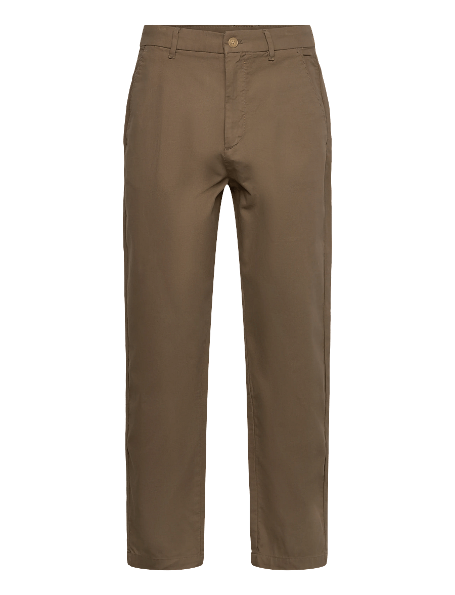 Lindbergh - Wide fit twill pants - chinos - army - 1