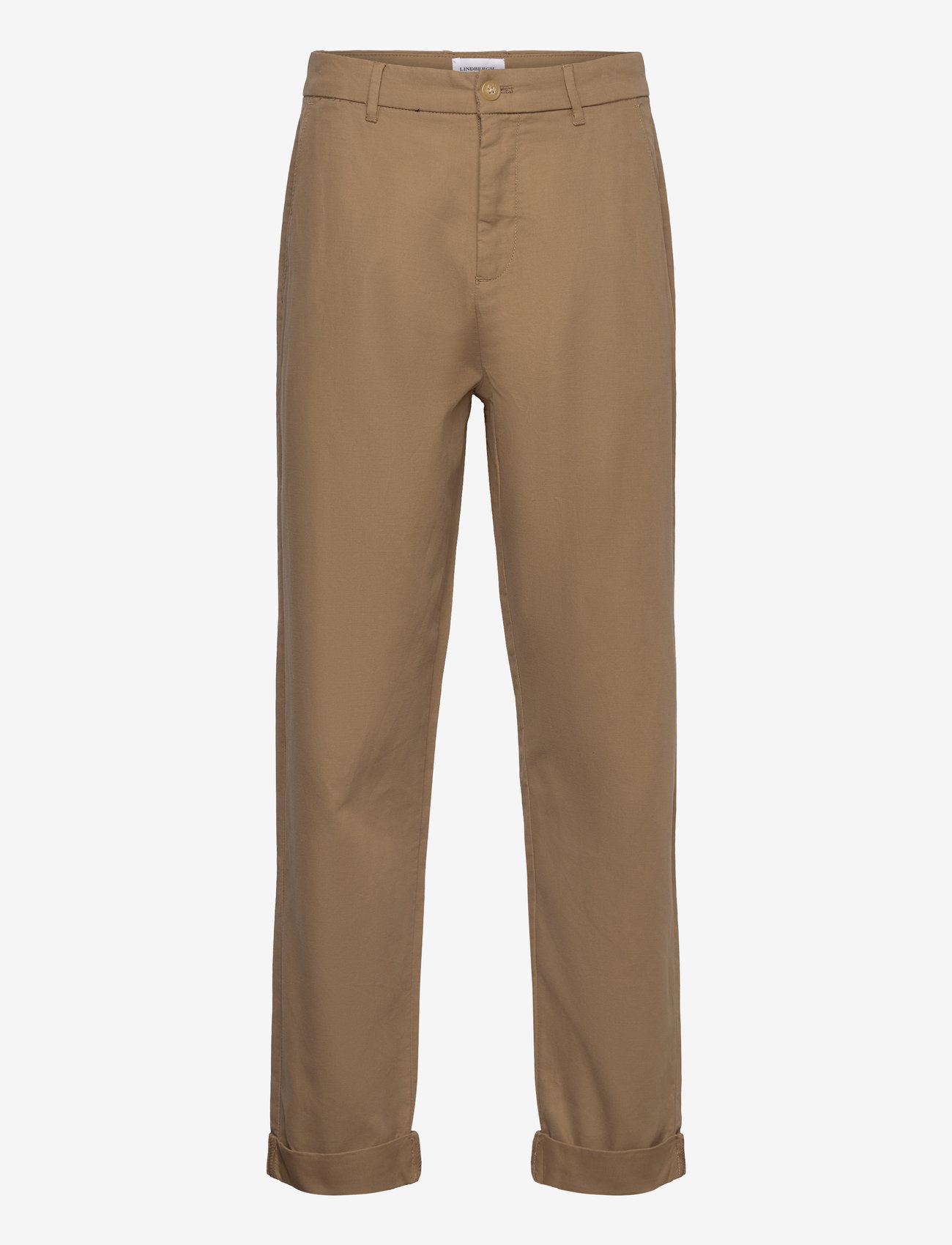 Lindbergh - Wide fit twill pants - chinos - deep sand - 0