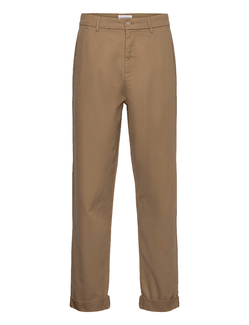 Lindbergh - Wide fit twill pants - chinos - deep sand - 0