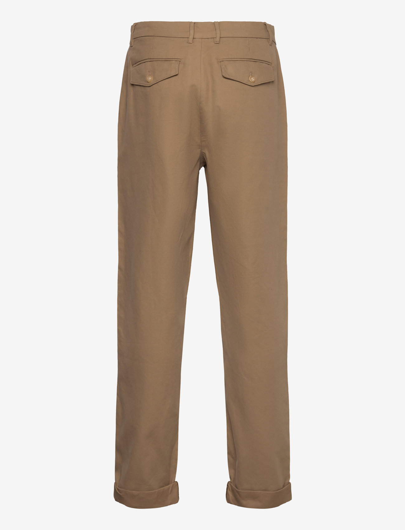 Lindbergh - Wide fit twill pants - chinos - deep sand - 1