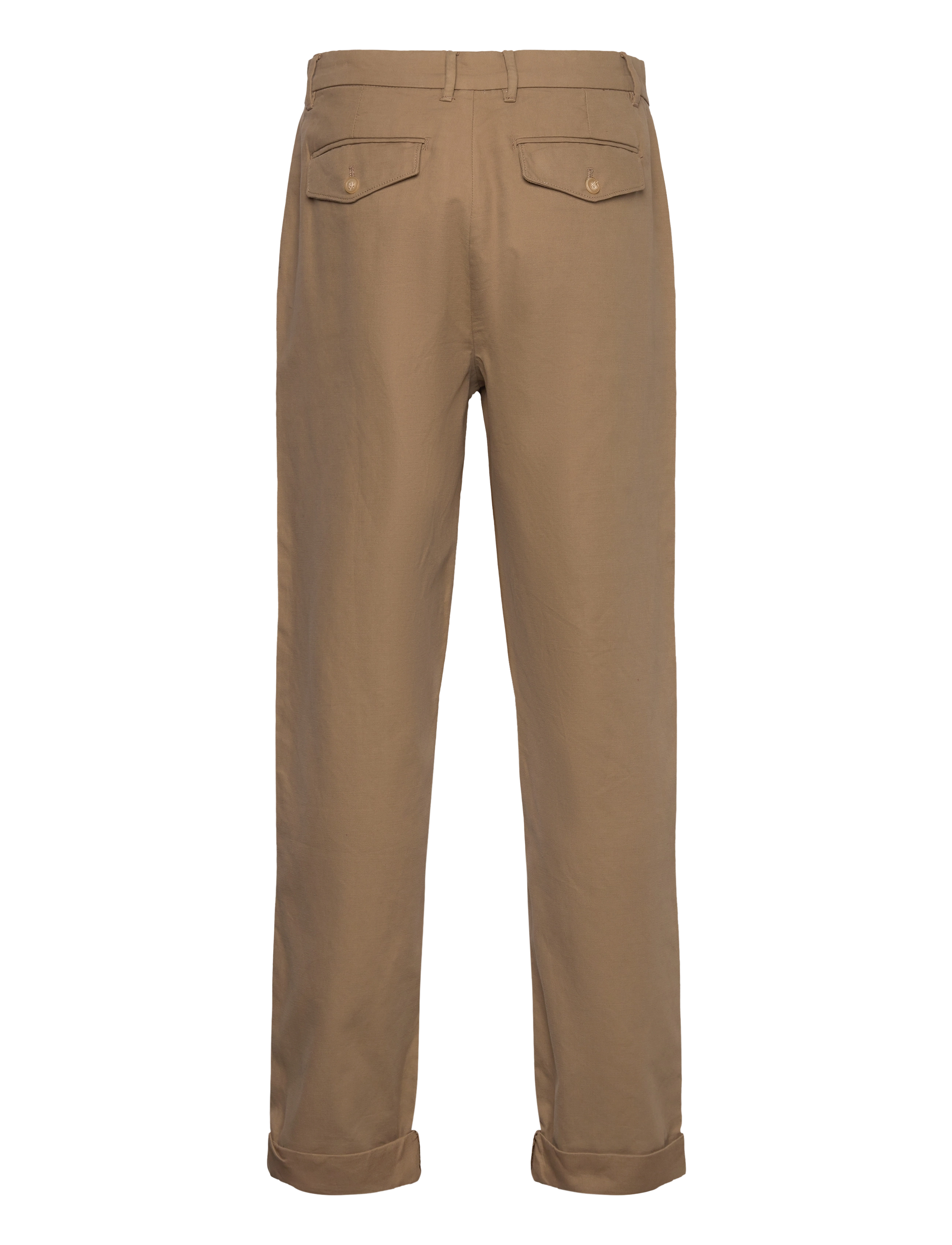 Lindbergh - Wide fit twill pants - chinos - deep sand - 1