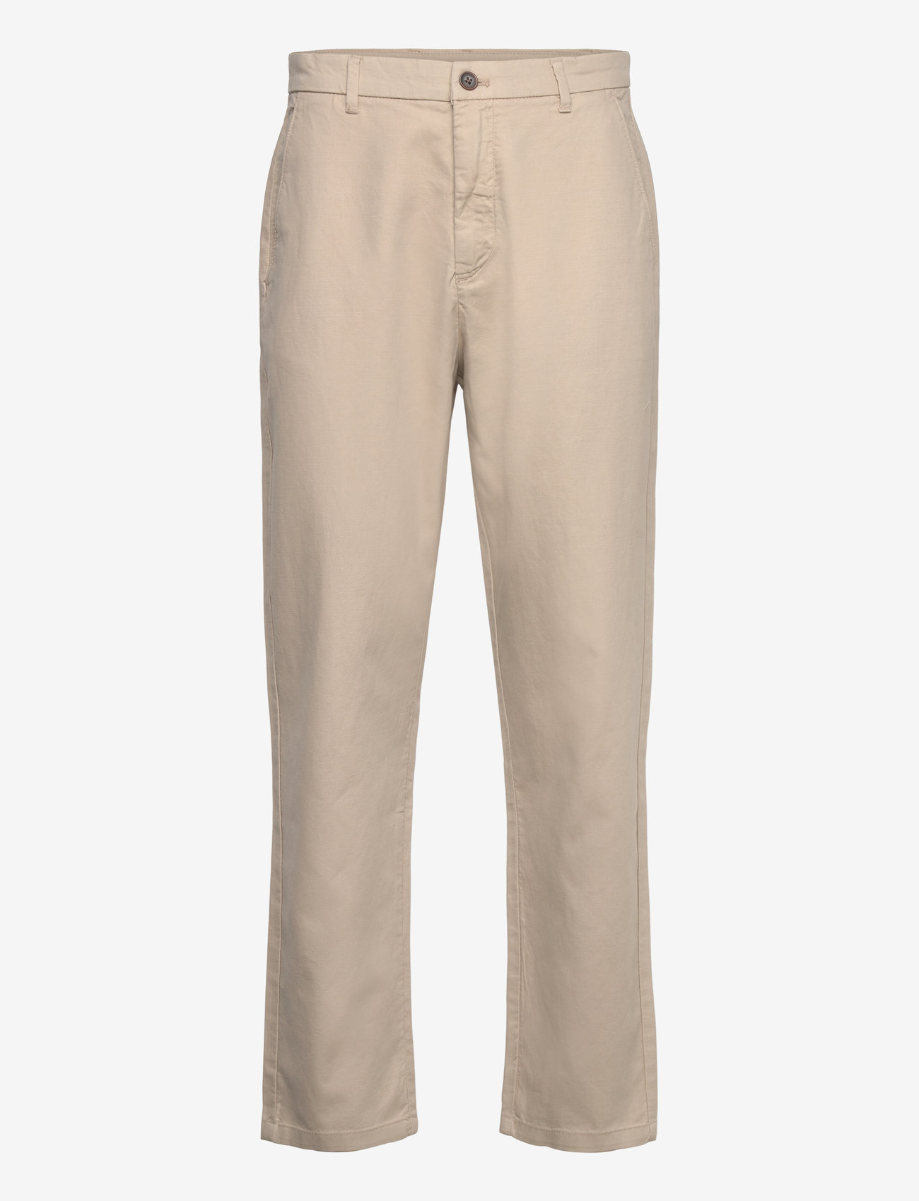 Lindbergh - Wide fit twill pants - chinos - lt stone - 0
