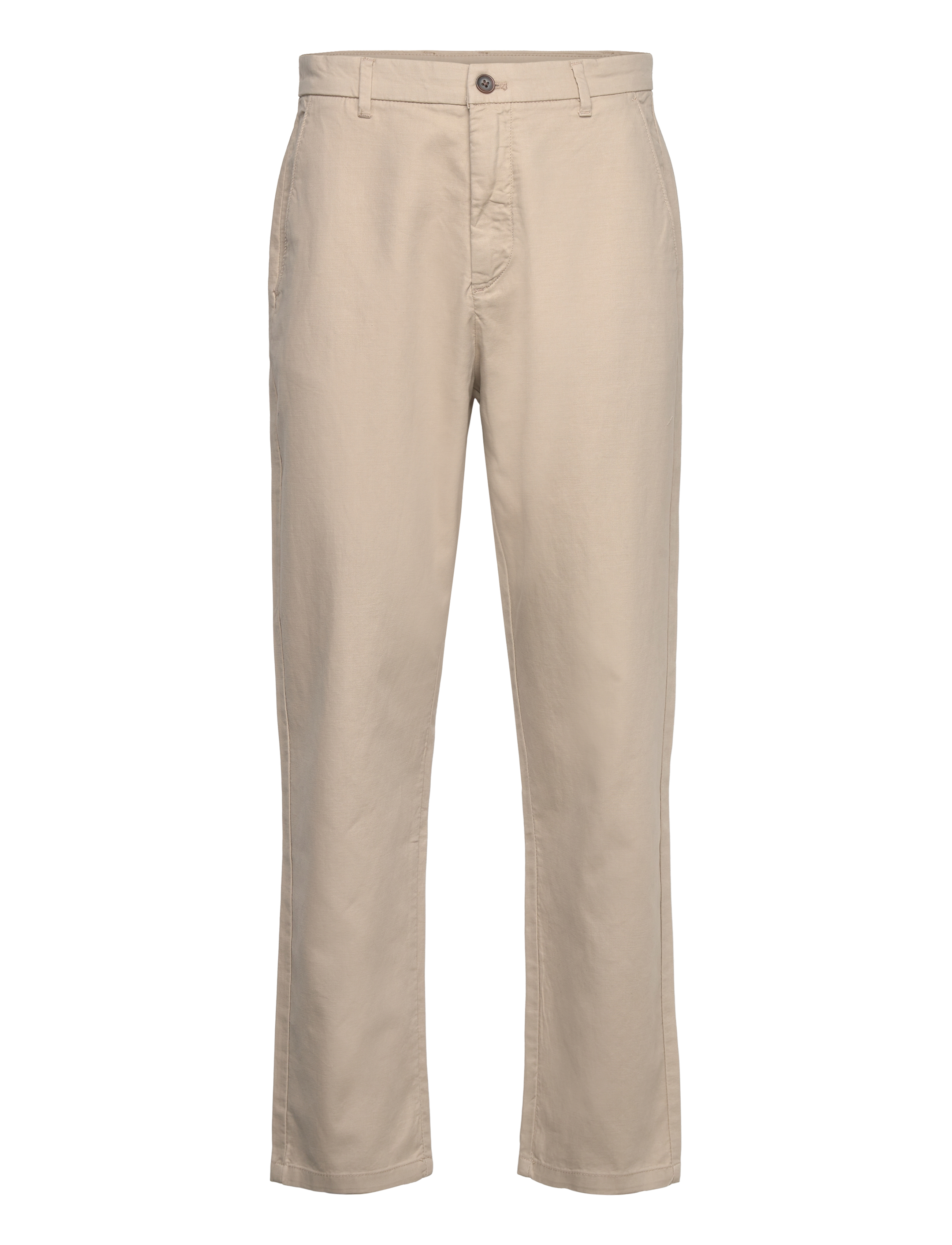 Wide fit twill pants - LT STONE