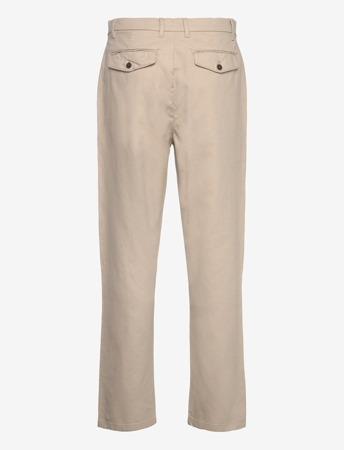 Lindbergh - Wide fit twill pants - chinos - lt stone - 1
