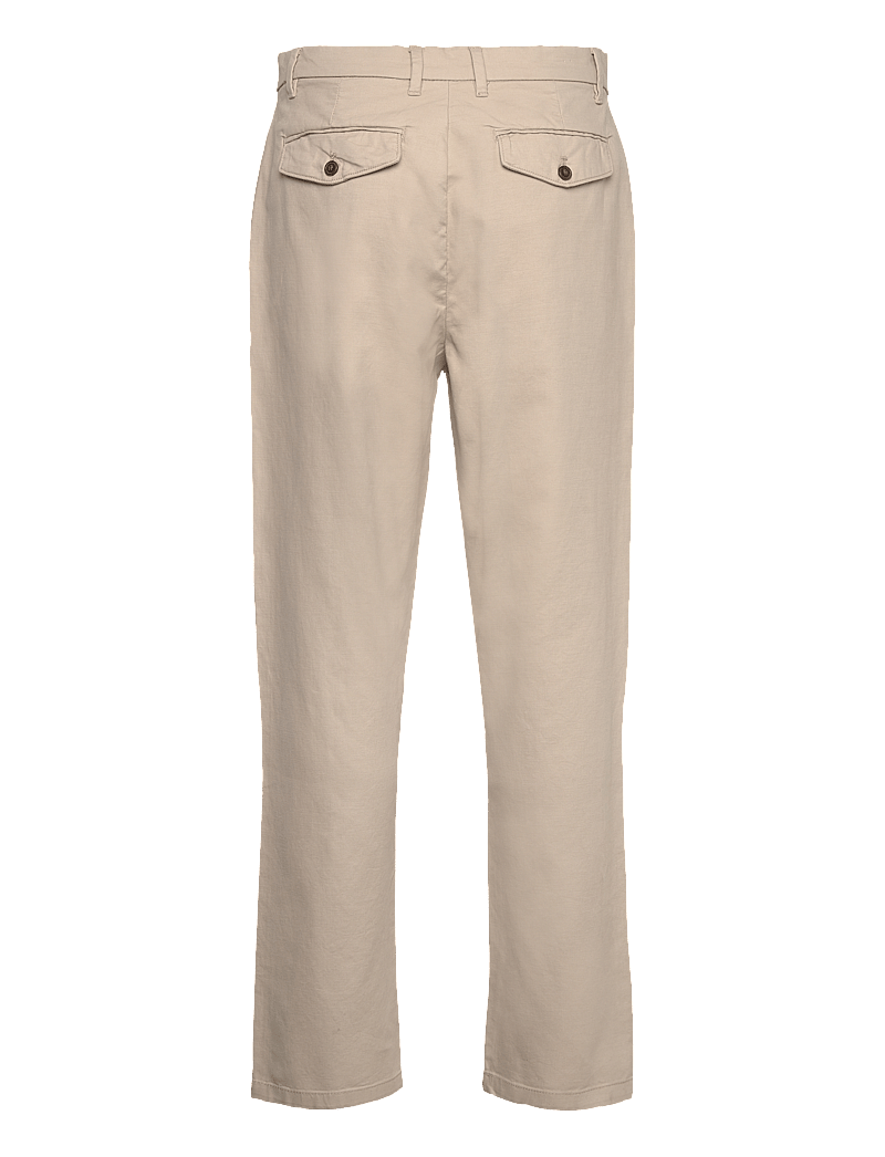 Lindbergh - Wide fit twill pants - chinos - lt stone - 1