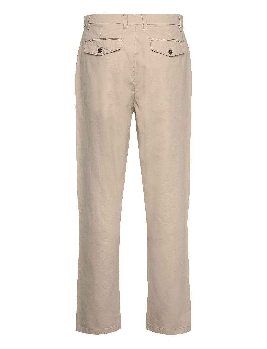 Lindbergh - Wide fit twill pants - chinos - lt stone - 2
