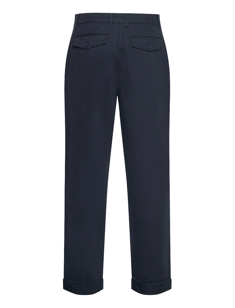 Lindbergh - Wide fit twill pants - chinos - navy - 2