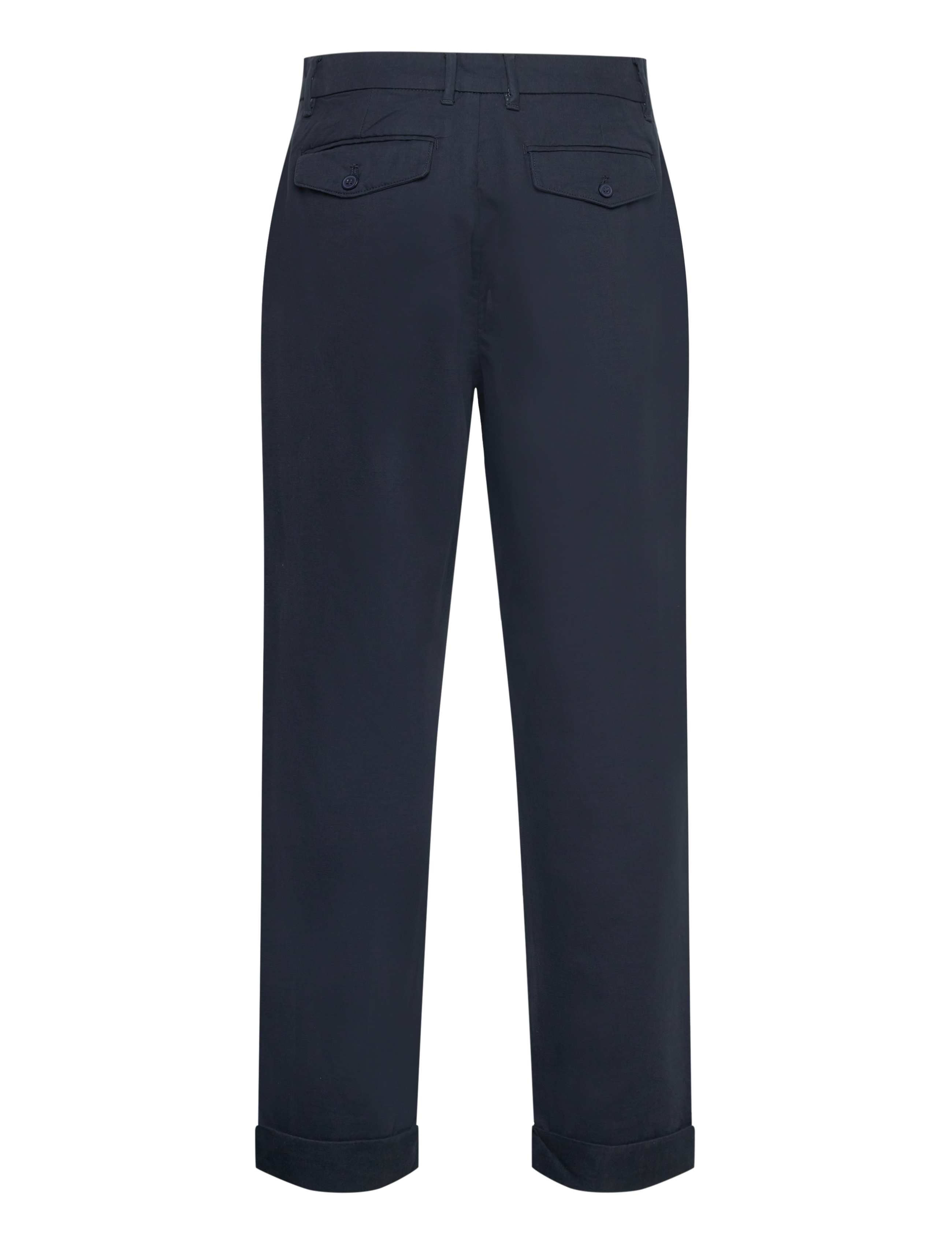 Lindbergh - Wide fit twill pants - chinos - navy - 2