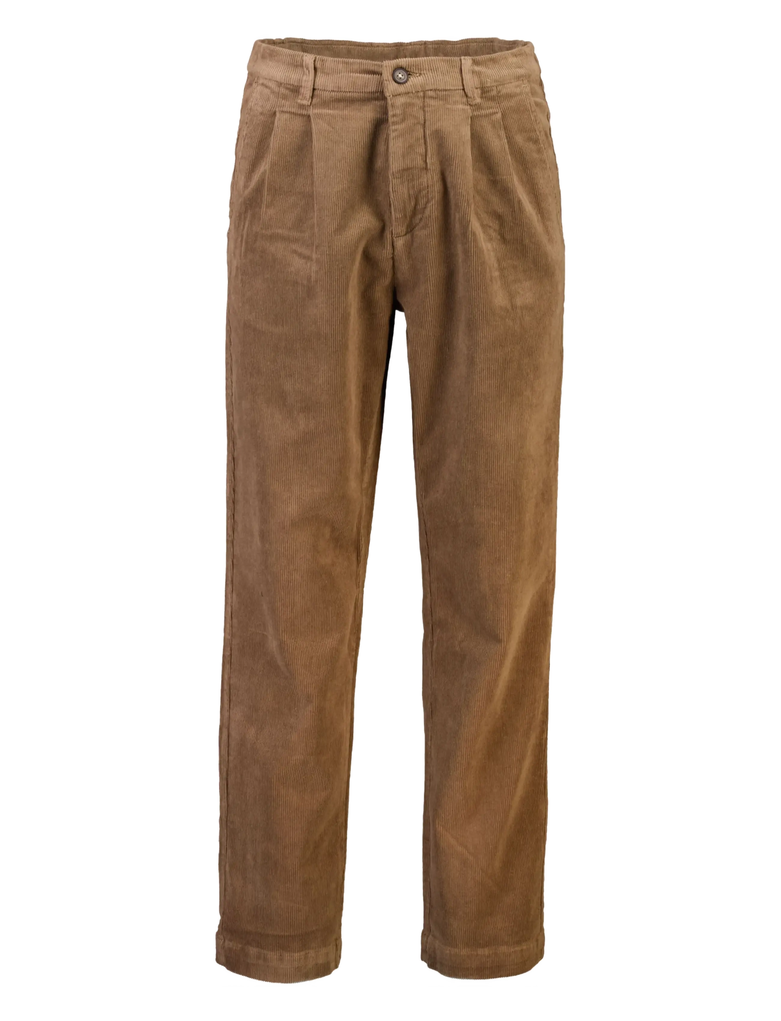 Lindbergh - Wide fit corduroy pants - lt sand - 1