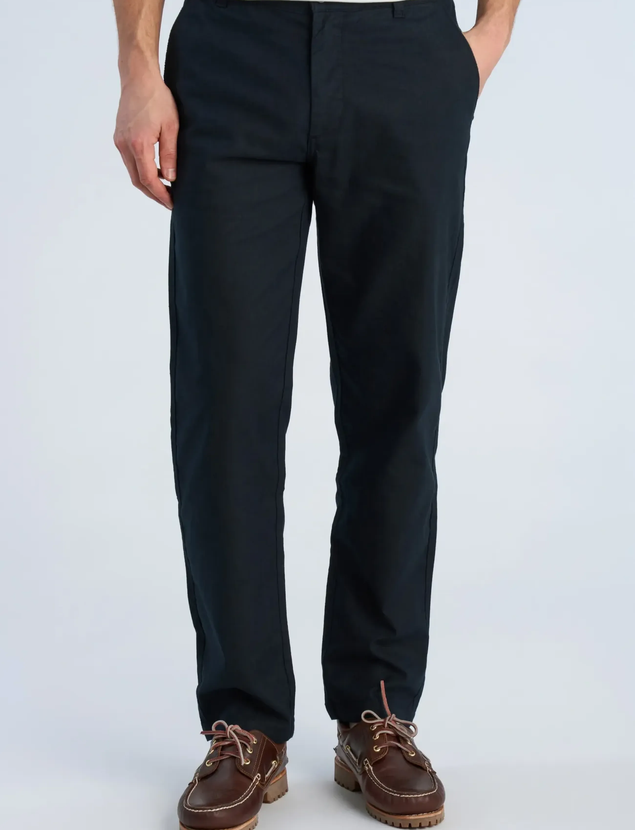 Lindbergh - Linen pants - linased püksid - black - 3