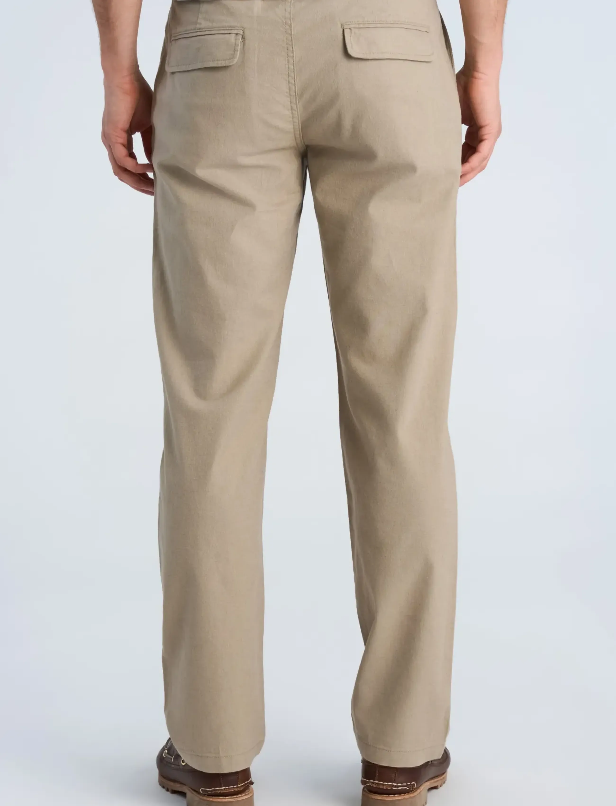 Lindbergh - Linen pants - linased püksid - mid stone - 4
