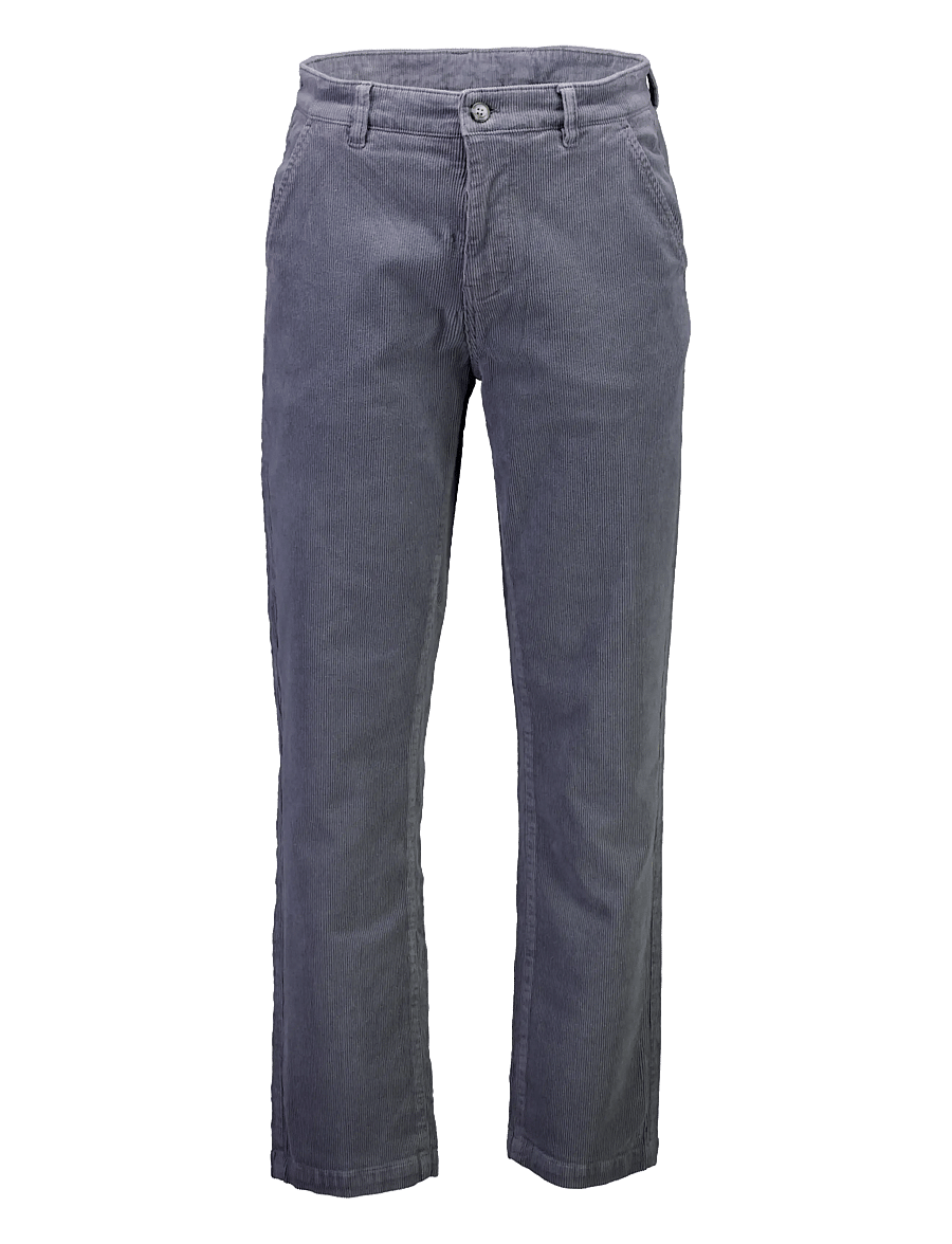 Lindbergh - Superflex corduroy chino pants - chino-püksid - blue grey - 0