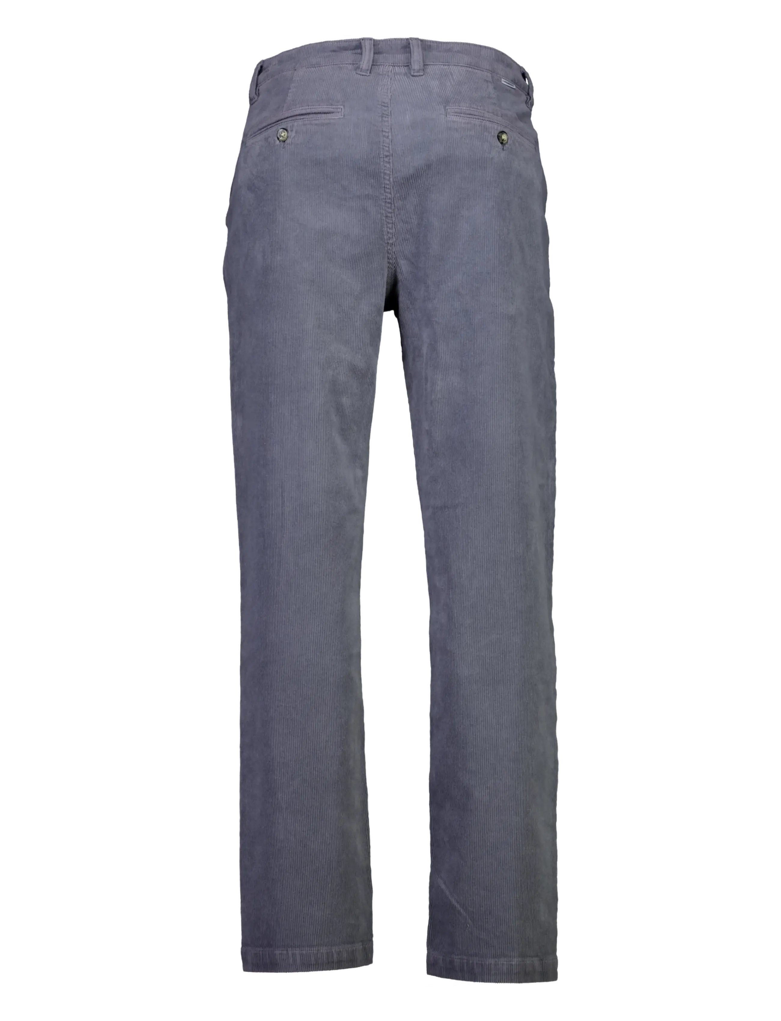 Lindbergh - Superflex corduroy chino pants - chinos - blue grey - 1