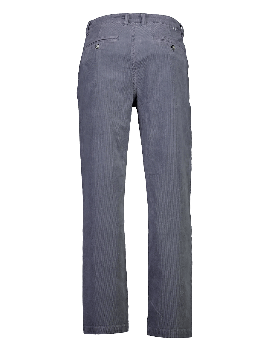 Lindbergh - Superflex corduroy chino pants - chino-püksid - blue grey - 1