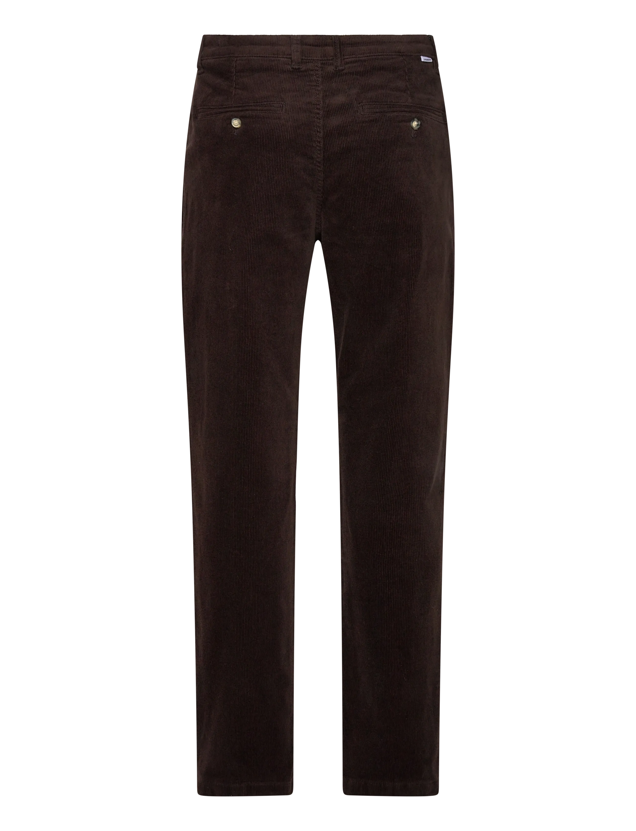 Lindbergh - Superflex corduroy chino pants - chinos - dk brown - 2