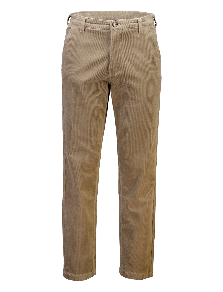 Lindbergh - Superflex corduroy chino pants - chinos - lt sand - 1
