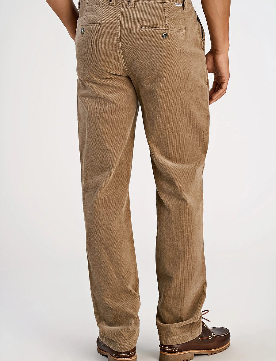 Lindbergh - Superflex corduroy chino pants - chinos - lt sand - 4