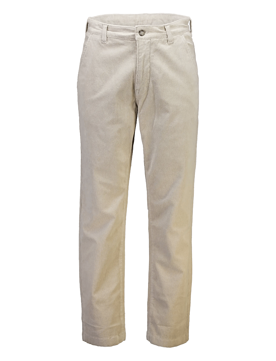 Lindbergh - Superflex corduroy chino pants - chino-püksid - lt stone - 1