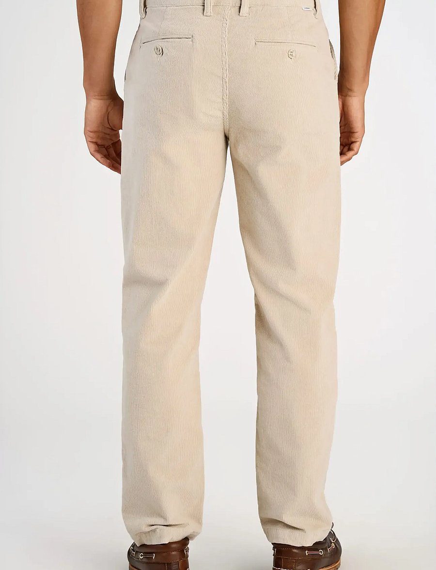 Lindbergh - Superflex corduroy chino pants - chinos - lt stone grey - 4
