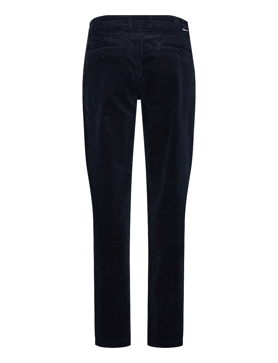 Lindbergh - Superflex corduroy chino pants - chinos - navy - 2